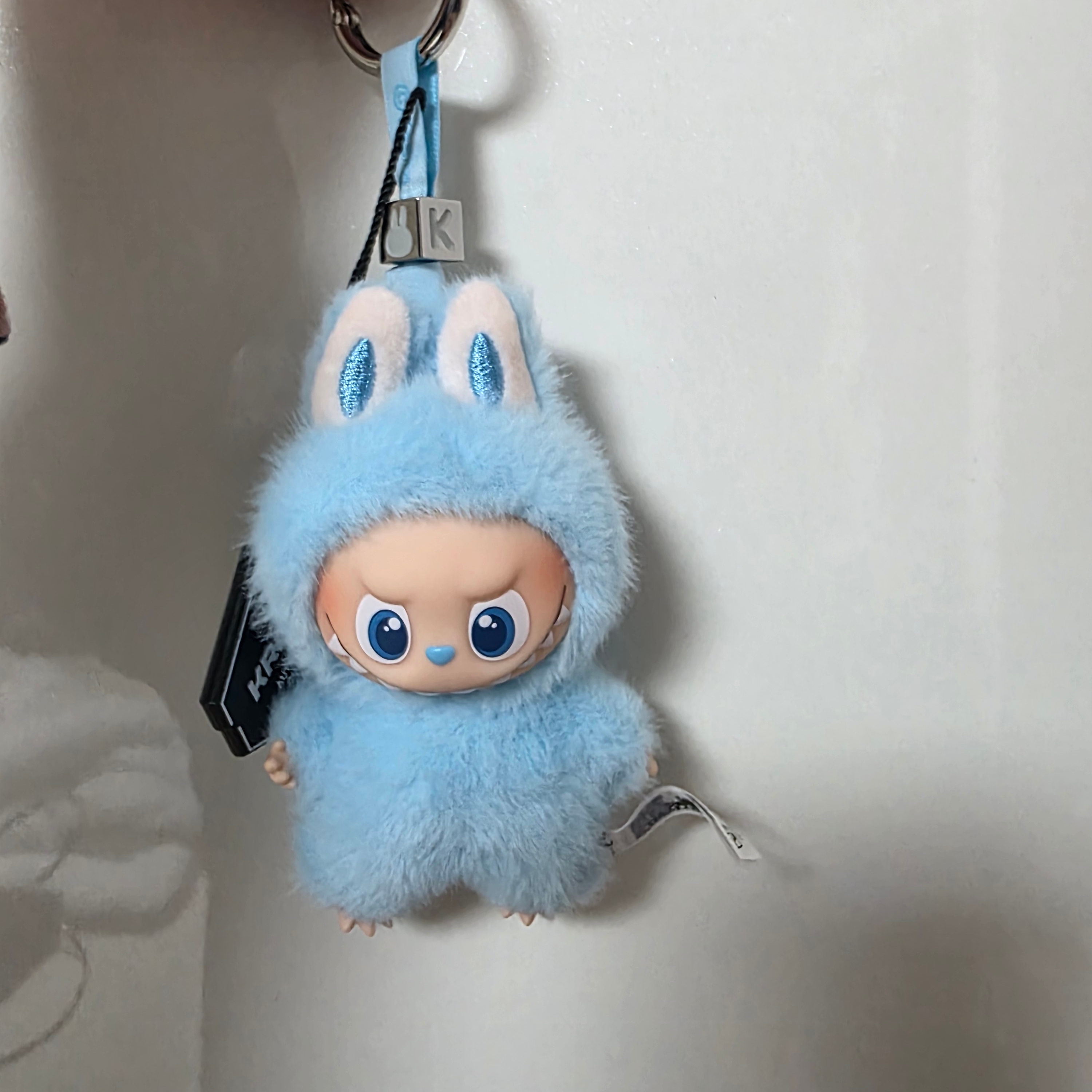 Pop Mart Labubu The Monsters Pin For Love Series Vinyl Plush Pendant (A-M) K (Opened Case) 착용 스타일
