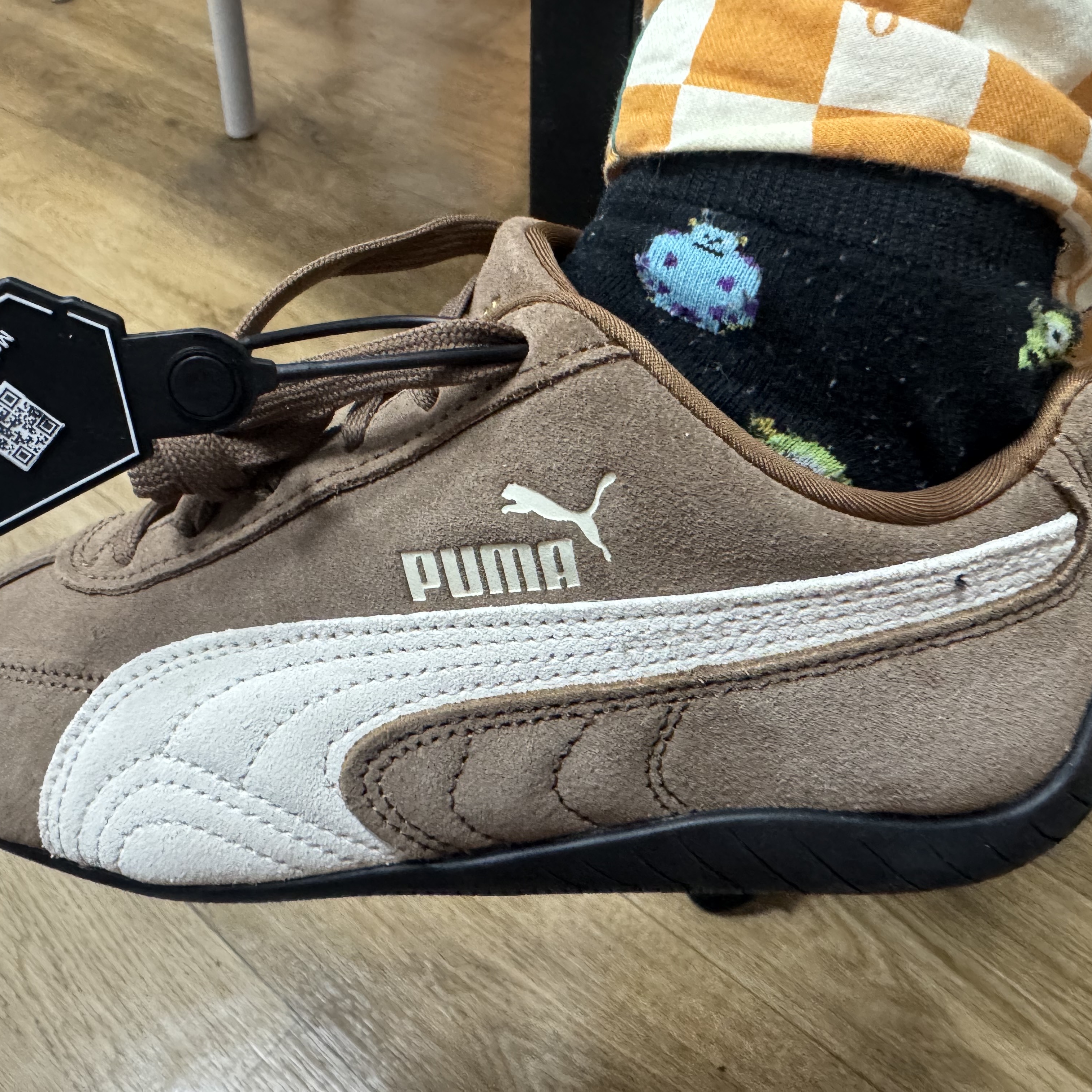 Puma Speedcat OG Haute Coffee Frosted Ivory 착용 스타일