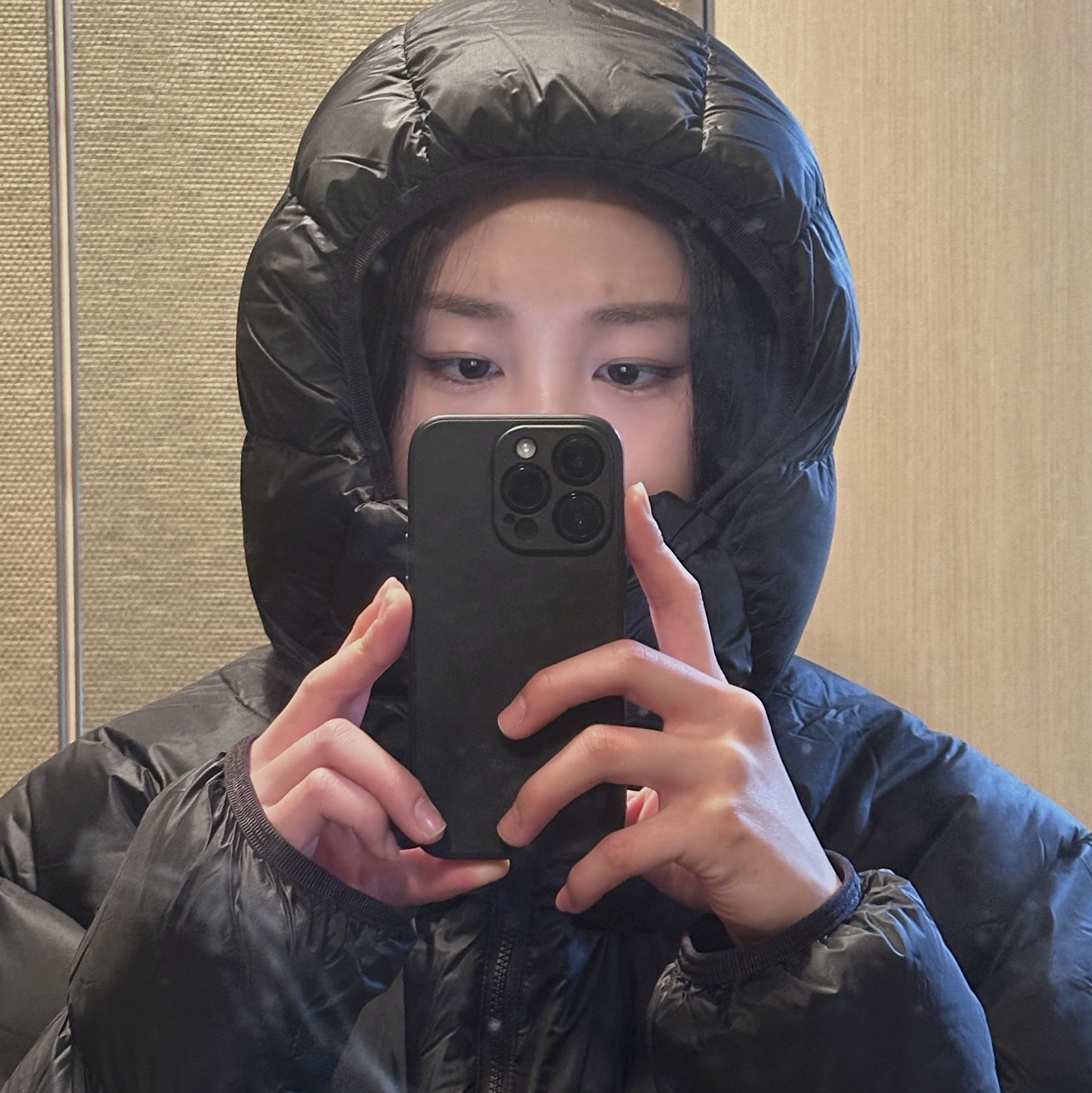 Nike ACG Therma-Fit ADV Lunar Lake Puffer Jacket Black - Asia 착용 스타일 - 3
