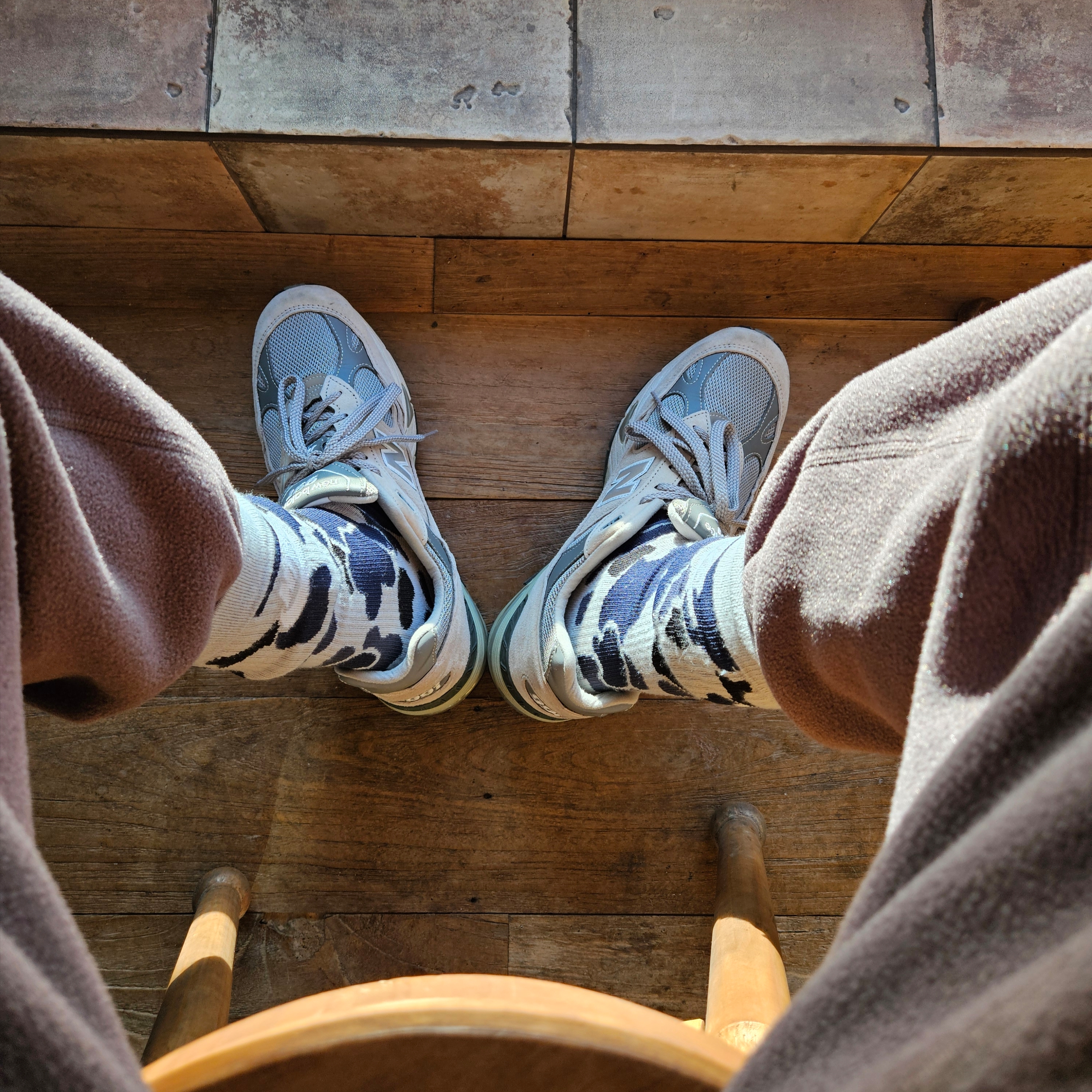 New Balance 991 Made in UK Grey, Nike ACG Polartec Wolf Tree Pants Ironstone - Asia 착용 스타일 - 3