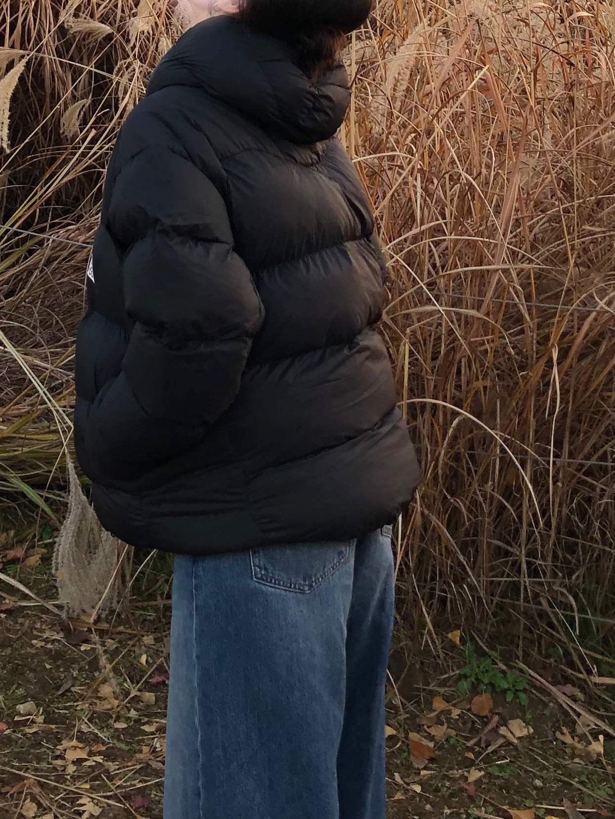 (W) Nike ACG Lunar Lake Primaloft Therma-Fit ADV Loose Hooded Jacket Black Summit White - Asia 착용 스타일 - 2