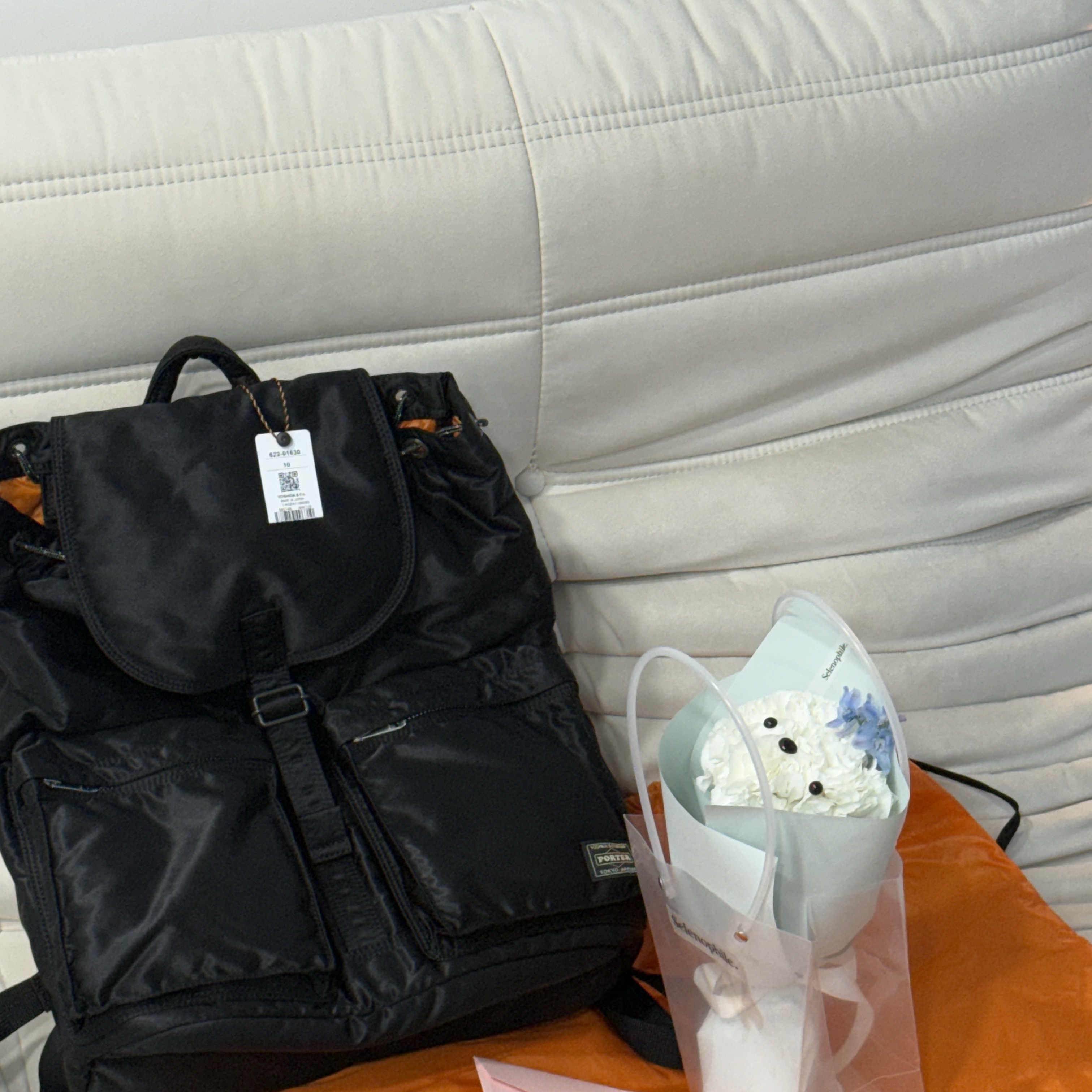 Porter All New Tanker Rucksack Black 착용 스타일 - 2