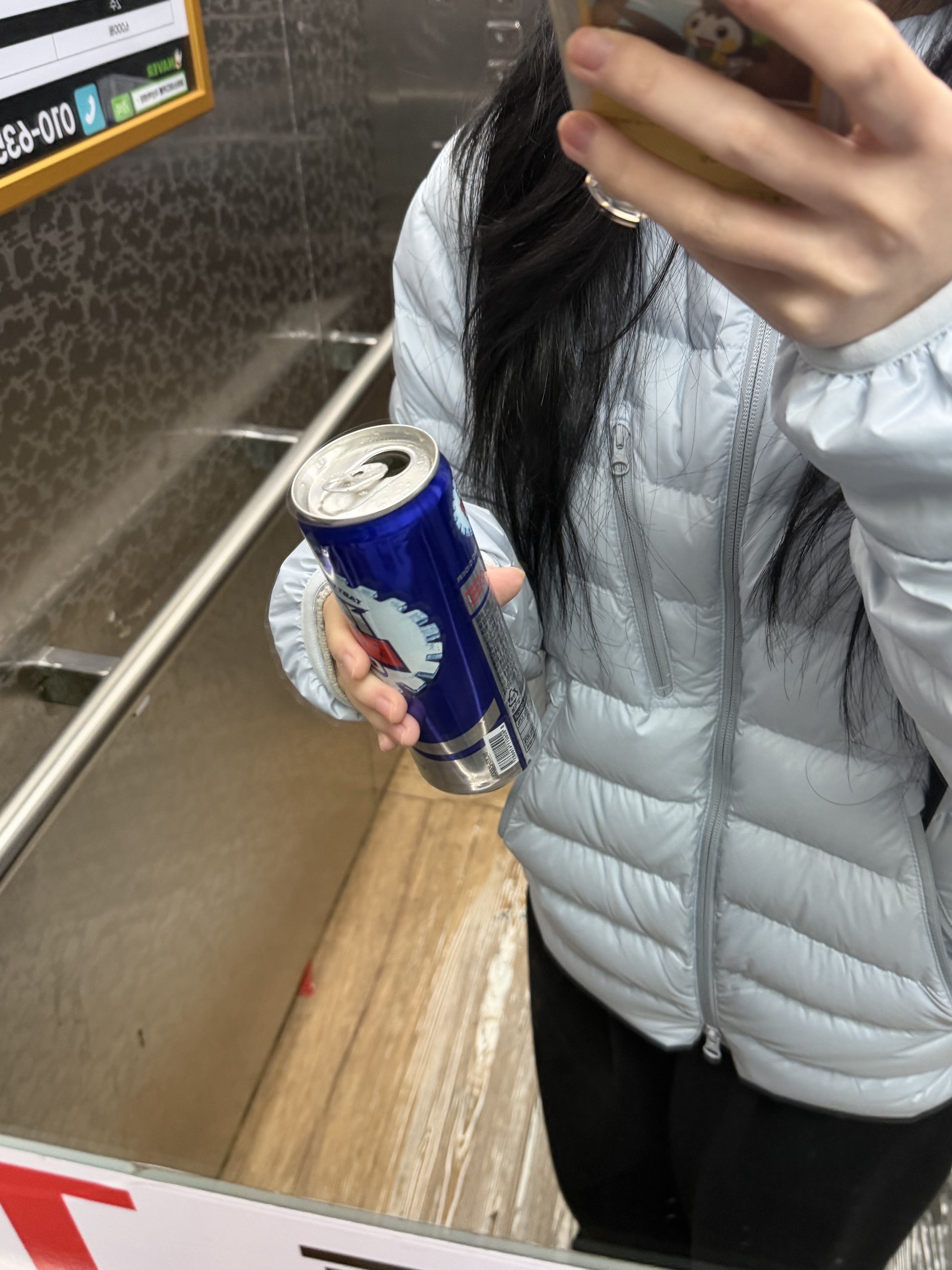 The North Face White Label Novelty Nuptse Down Jacket P White Sand, Musinsa Standard City Leisure Hooded Light Down Jacket Cloudy Blue 착용 스타일 - 2