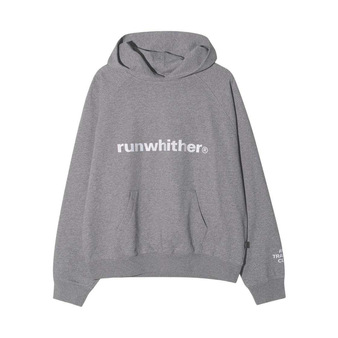 런위더 후드 스웻셔츠 그레이