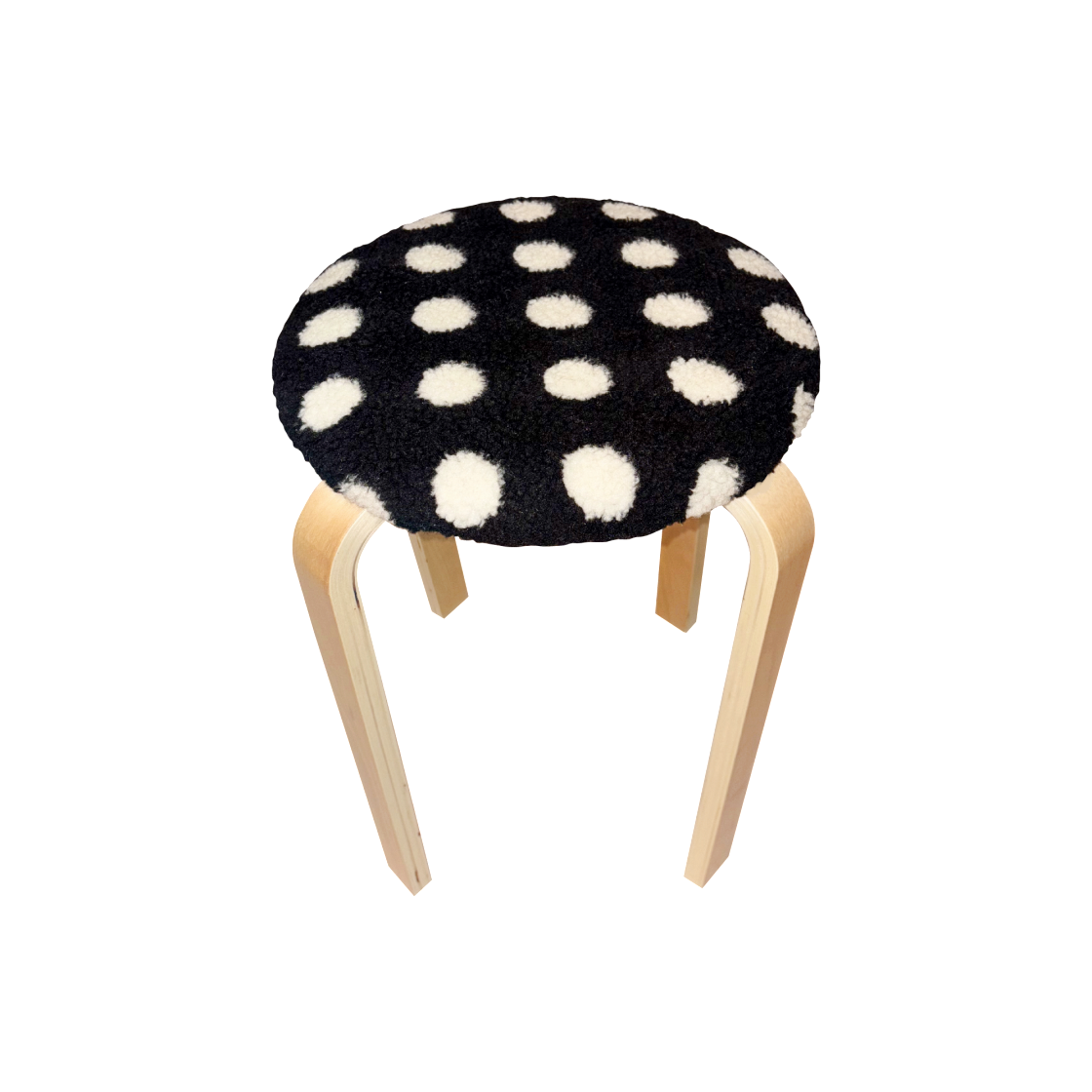 유라이크왓 덤블 도트 스툴 (블랙)([3% 포인트 적립] you like what Dumble Dot Stool (Black))