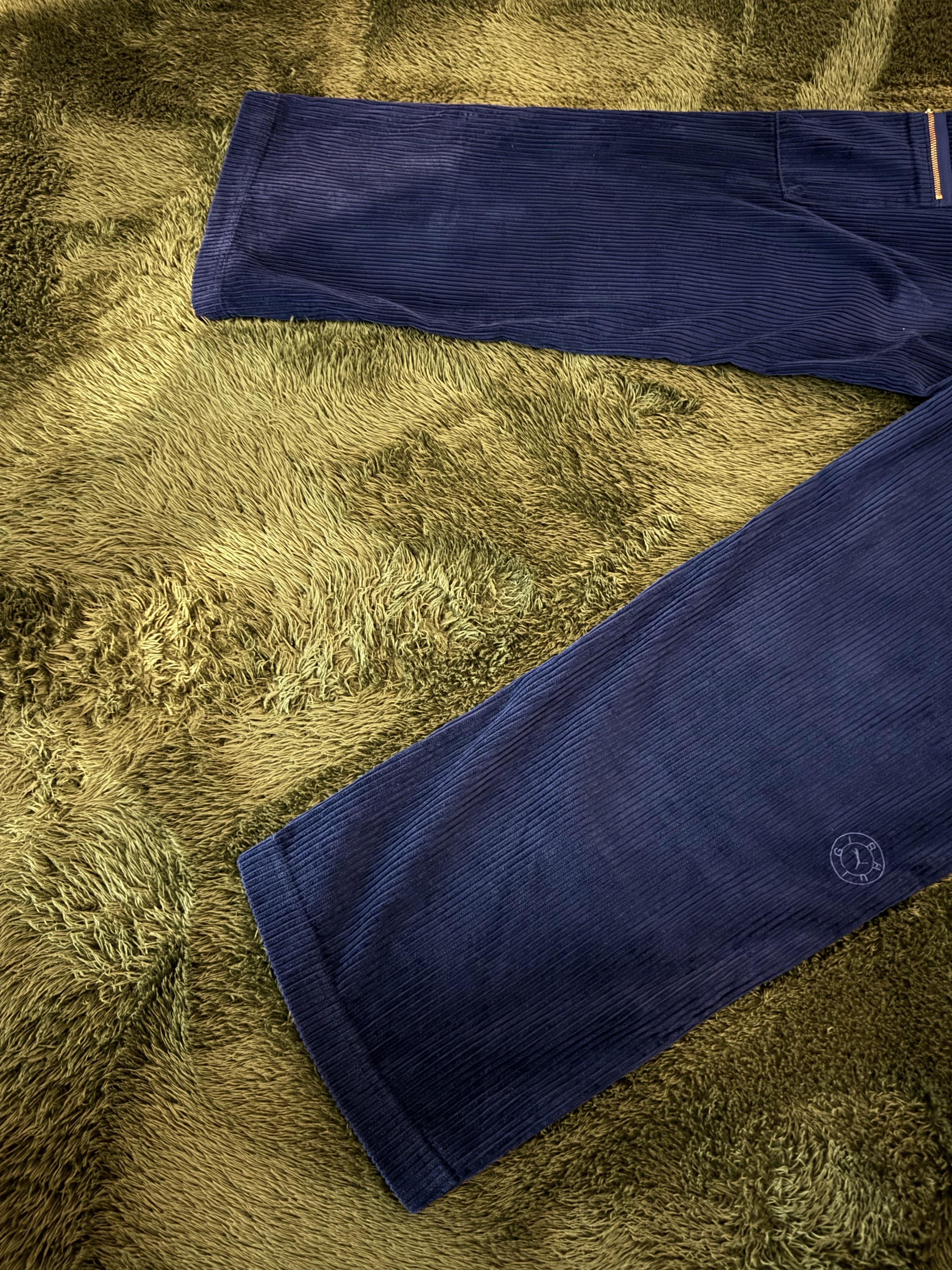Puma X Rhuigi Corduroy Pants Persian Blue 착용 스타일 - 10