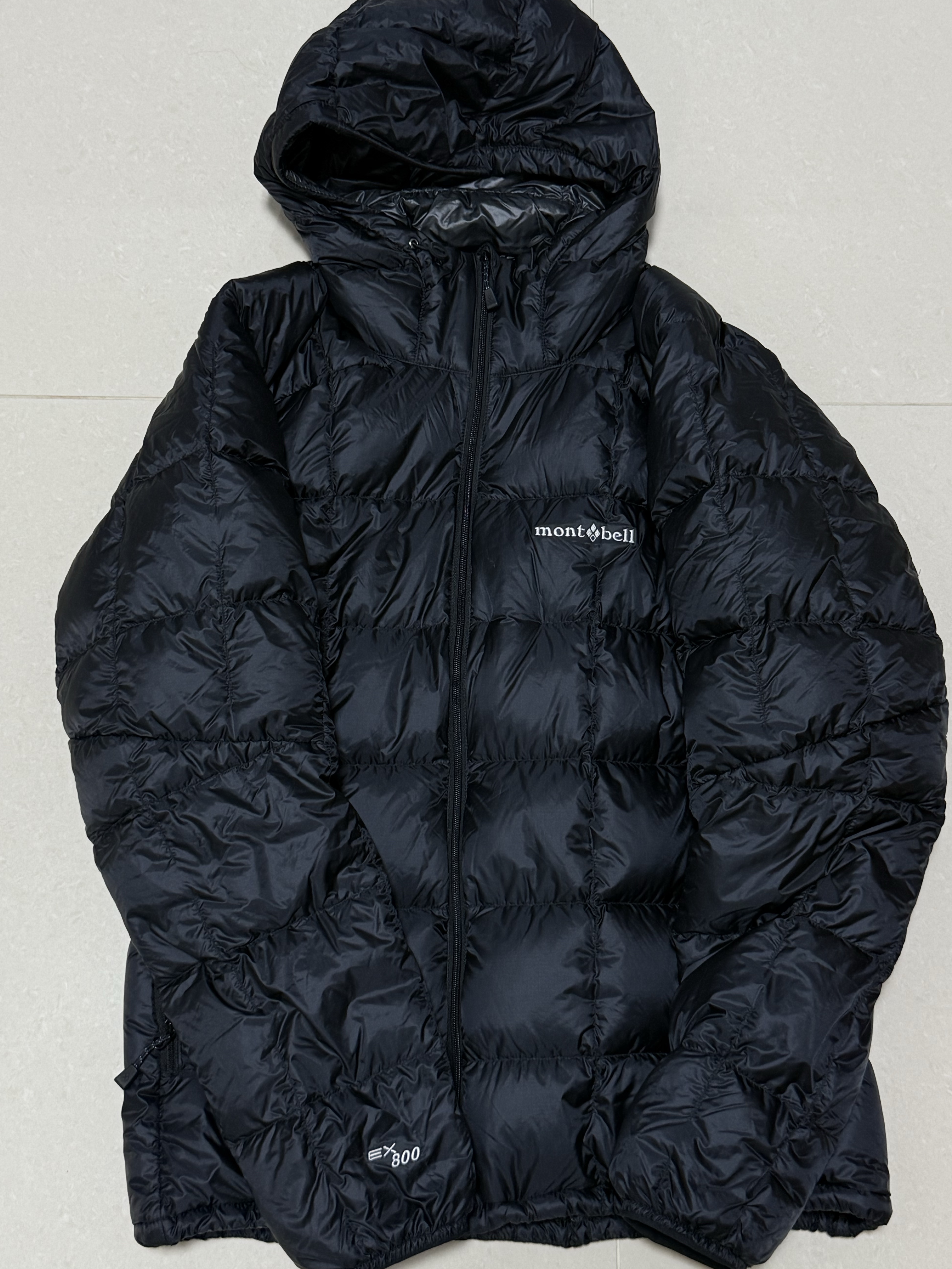 Montbell Superior Down Parka Black 착용 스타일 - 2