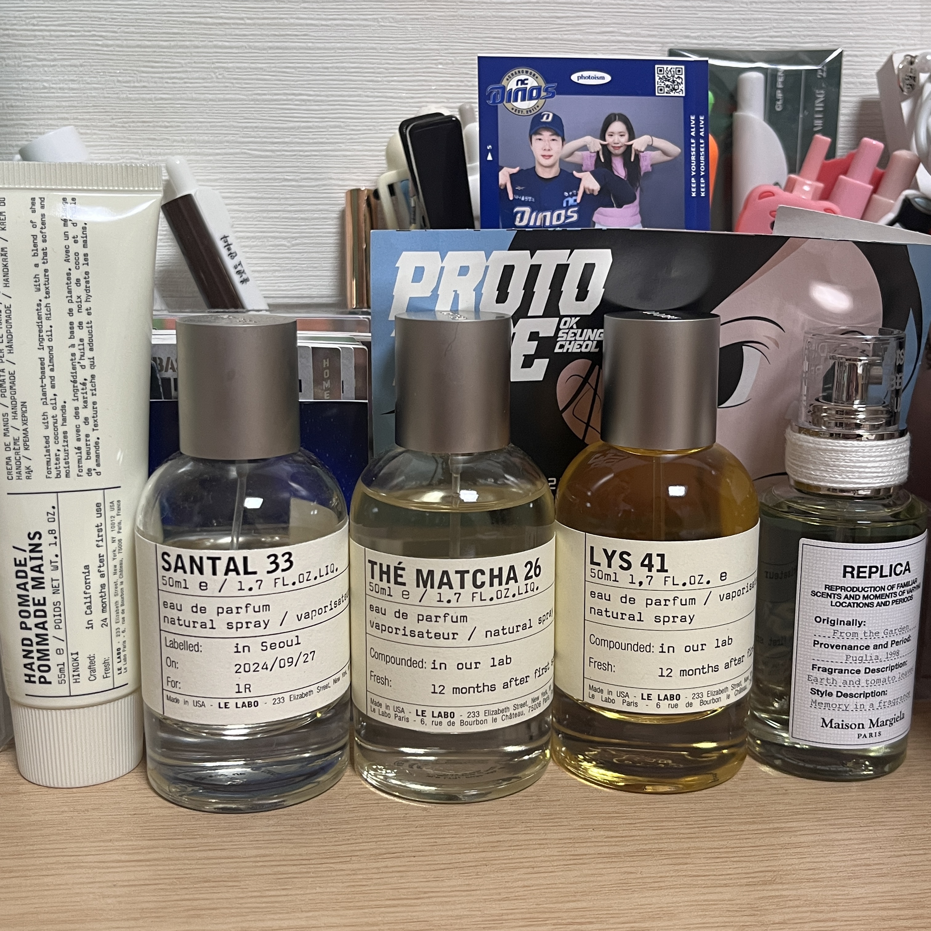 Le Labo Santal 33 Eau De Parfum 50ml, Le Labo The Matcha 26 Eau De Parfum 50ml 착용 스타일