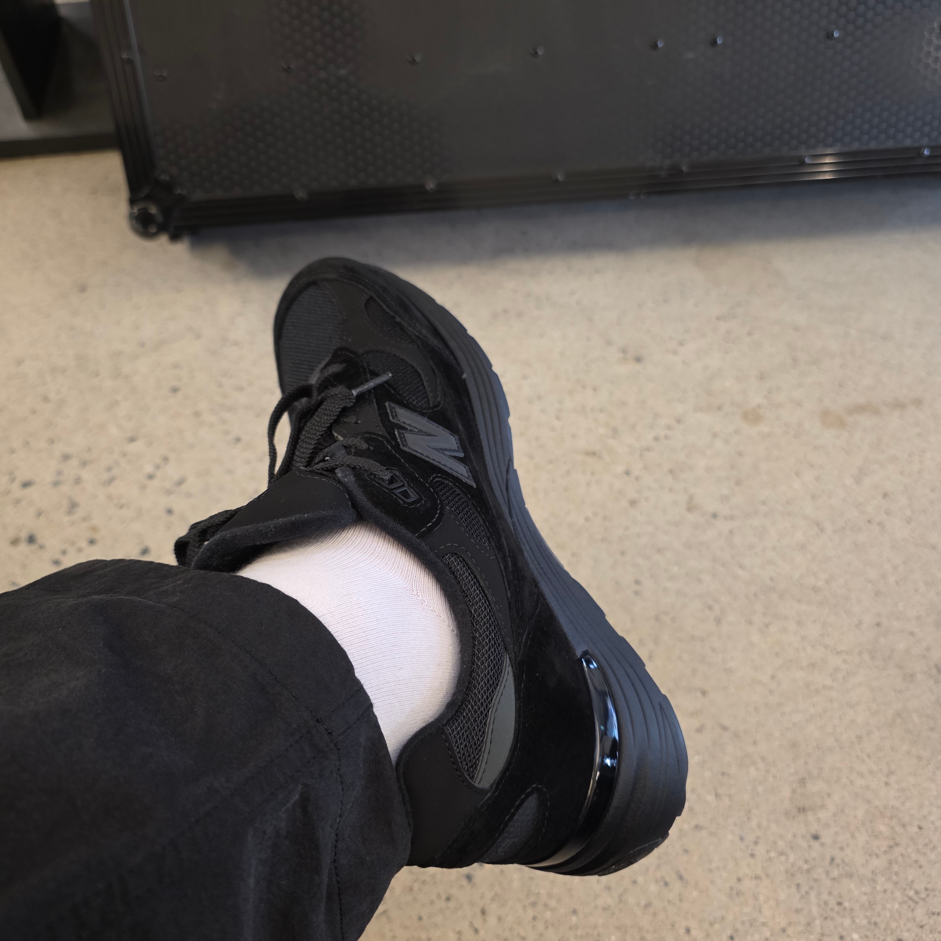New Balance 992 Made in USA Core Black 착용 스타일