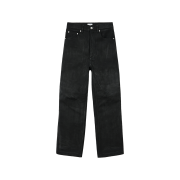 REPINER Wax Coated Work Pants Black