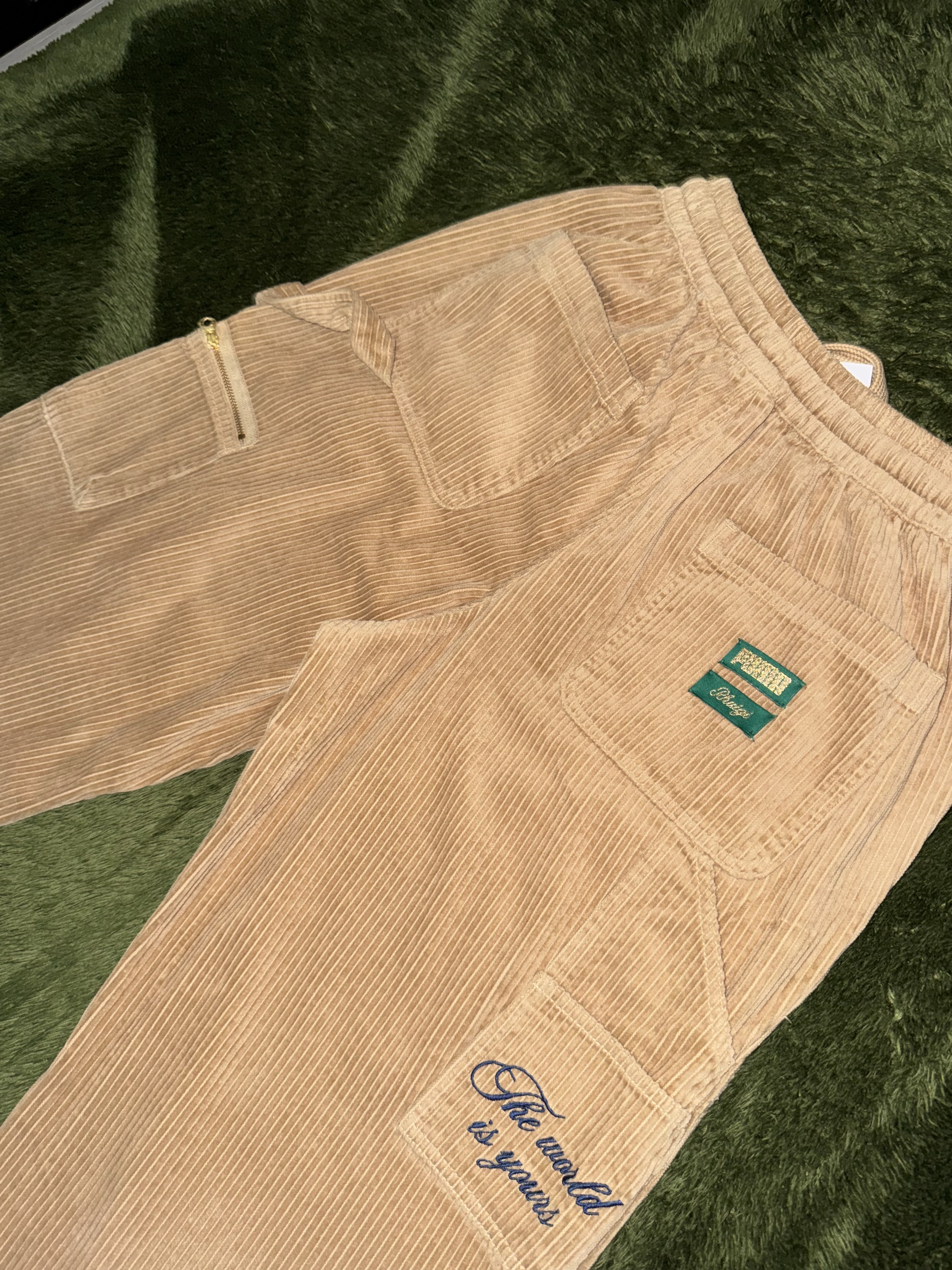 Puma X Rhuigi Corduroy Pants Sand Dune 착용 스타일 - 8