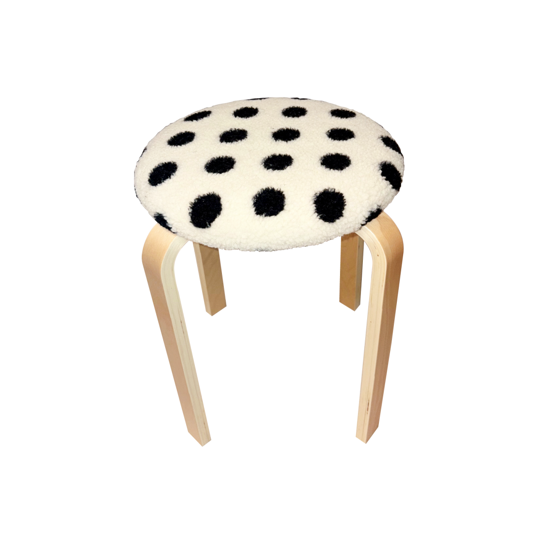 유라이크왓 덤블 도트 스툴 (아이보리)([3% 포인트 적립] you like what Dumble Dot Stool (Ivory))