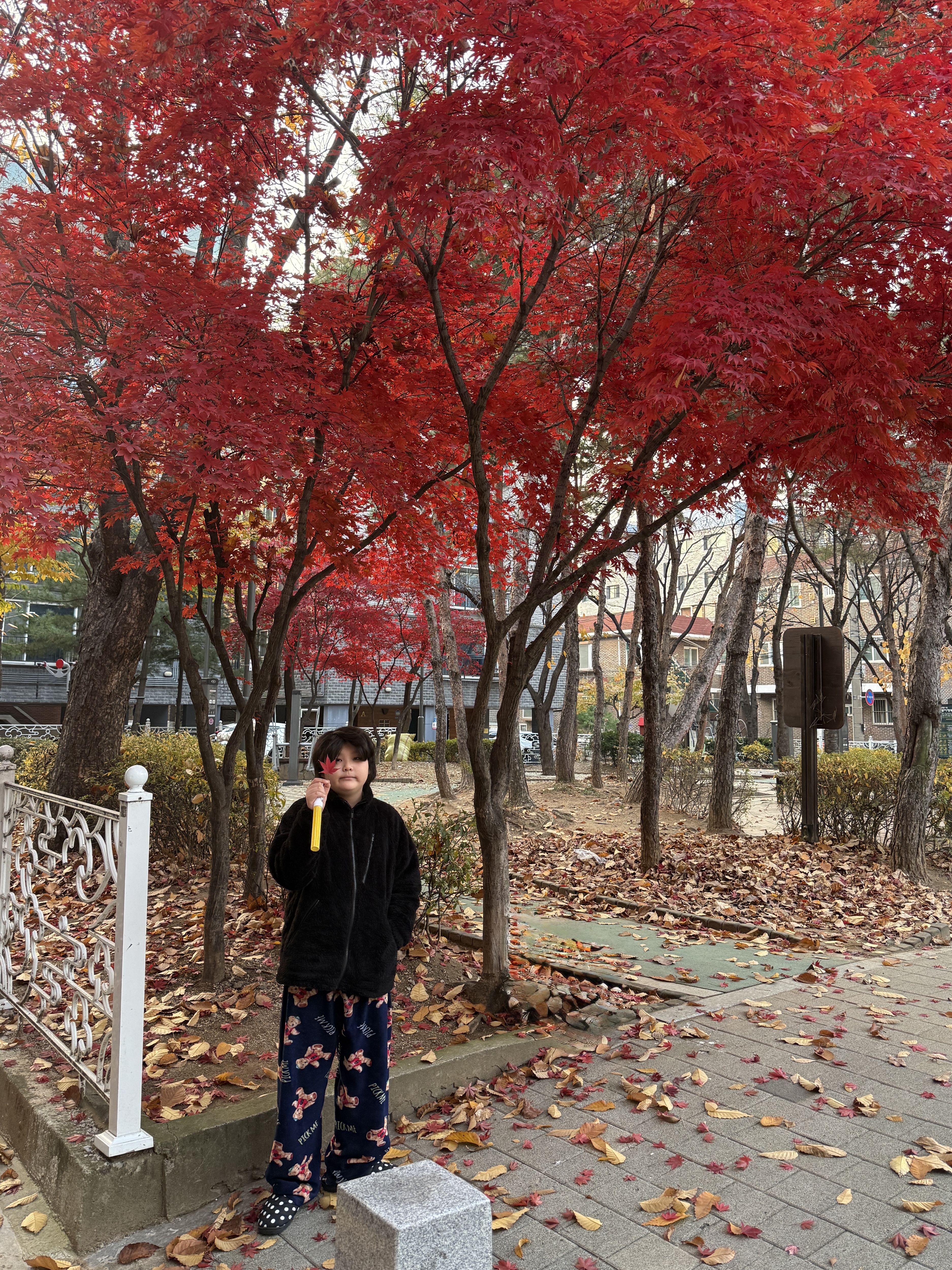 Subu Permanent F-Line Dots, Uniqlo x Needles Fleece Jacket Black - KR 착용 스타일 - 3