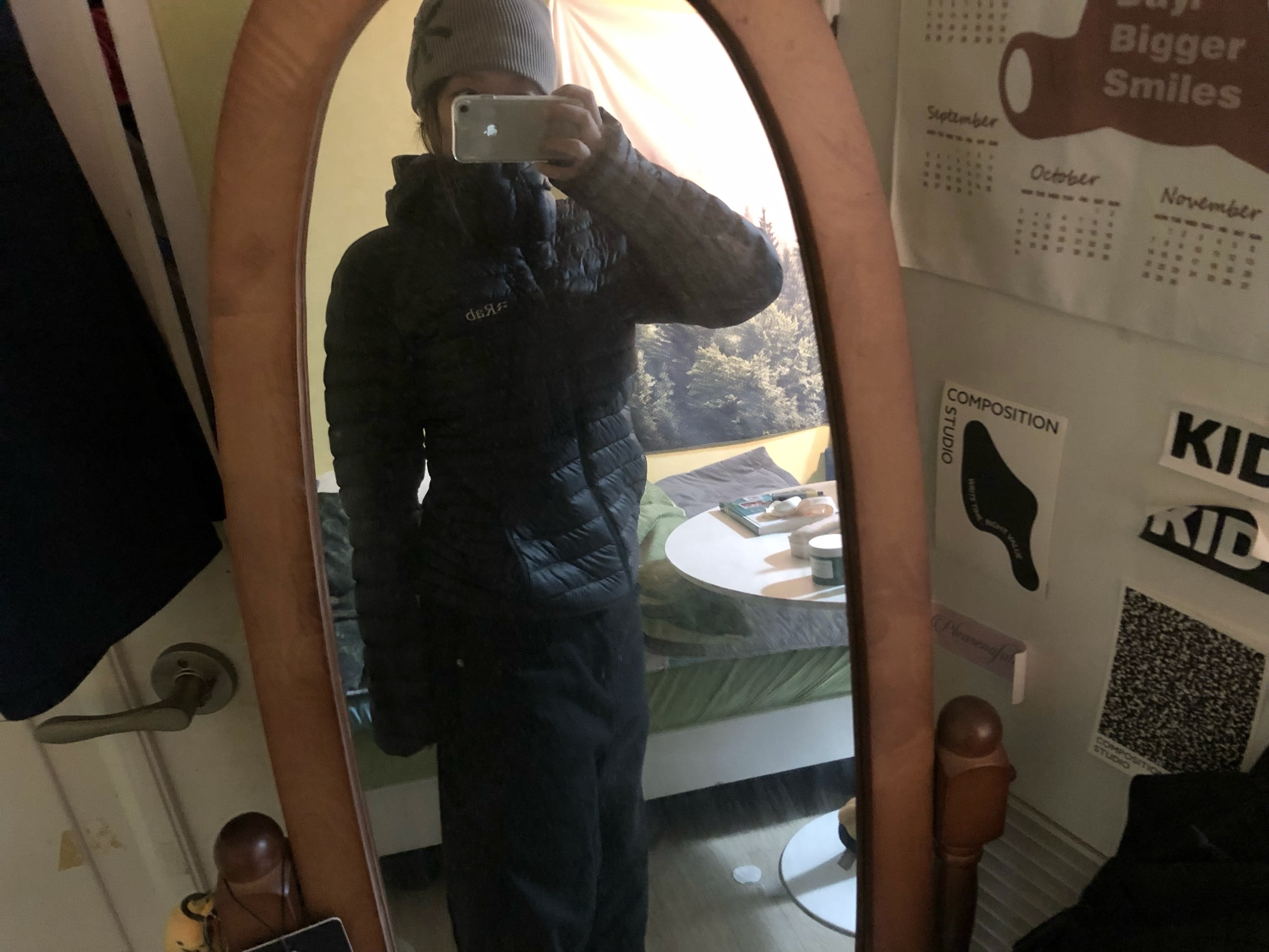 Rab Microlight Alpine Jacket Black 착용 스타일