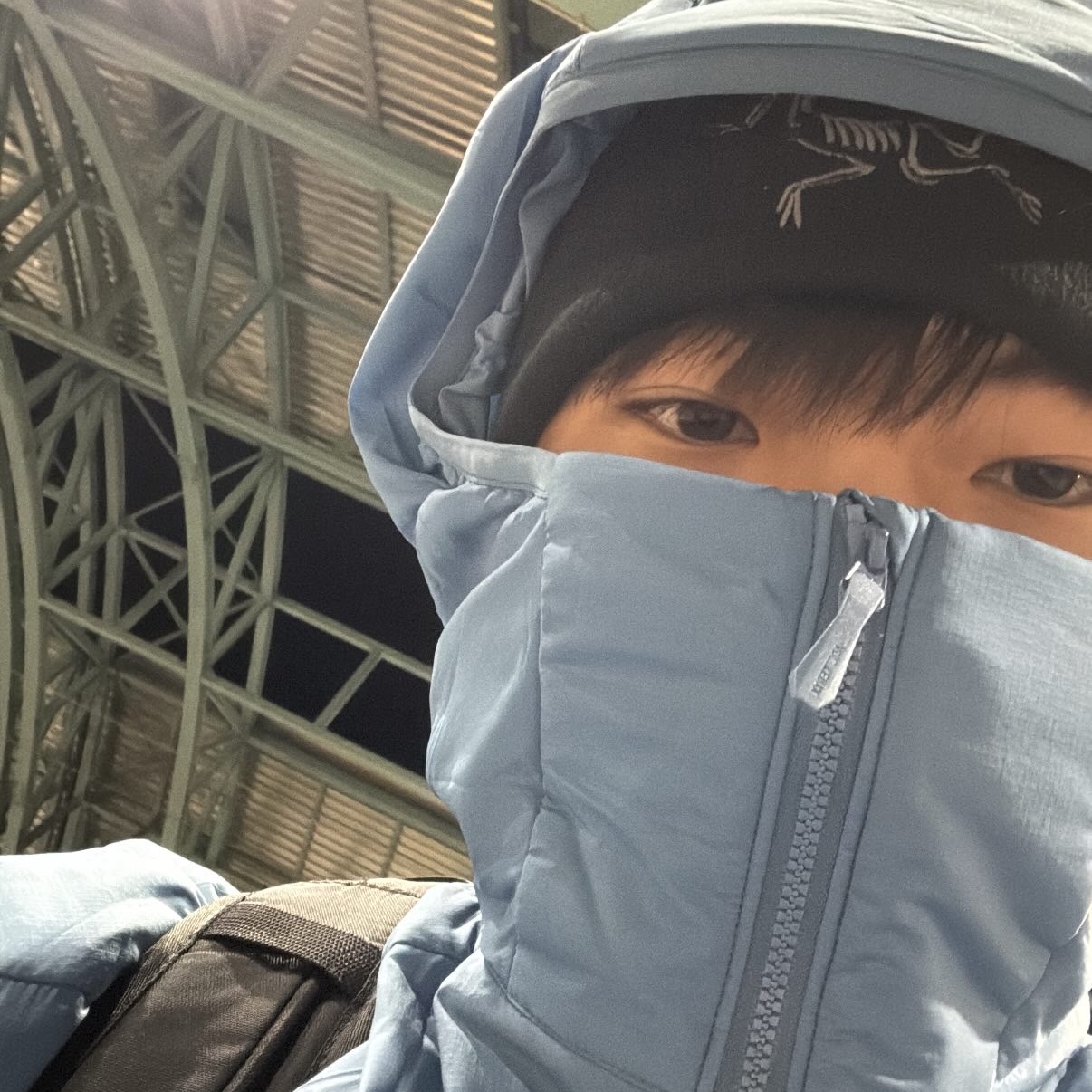 Arc'teryx Atom Hoody Stone Wash 착용 스타일