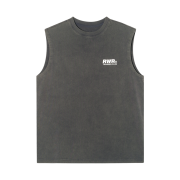 [KREAM 단독] runwhither Pigment Singlet Charcoal