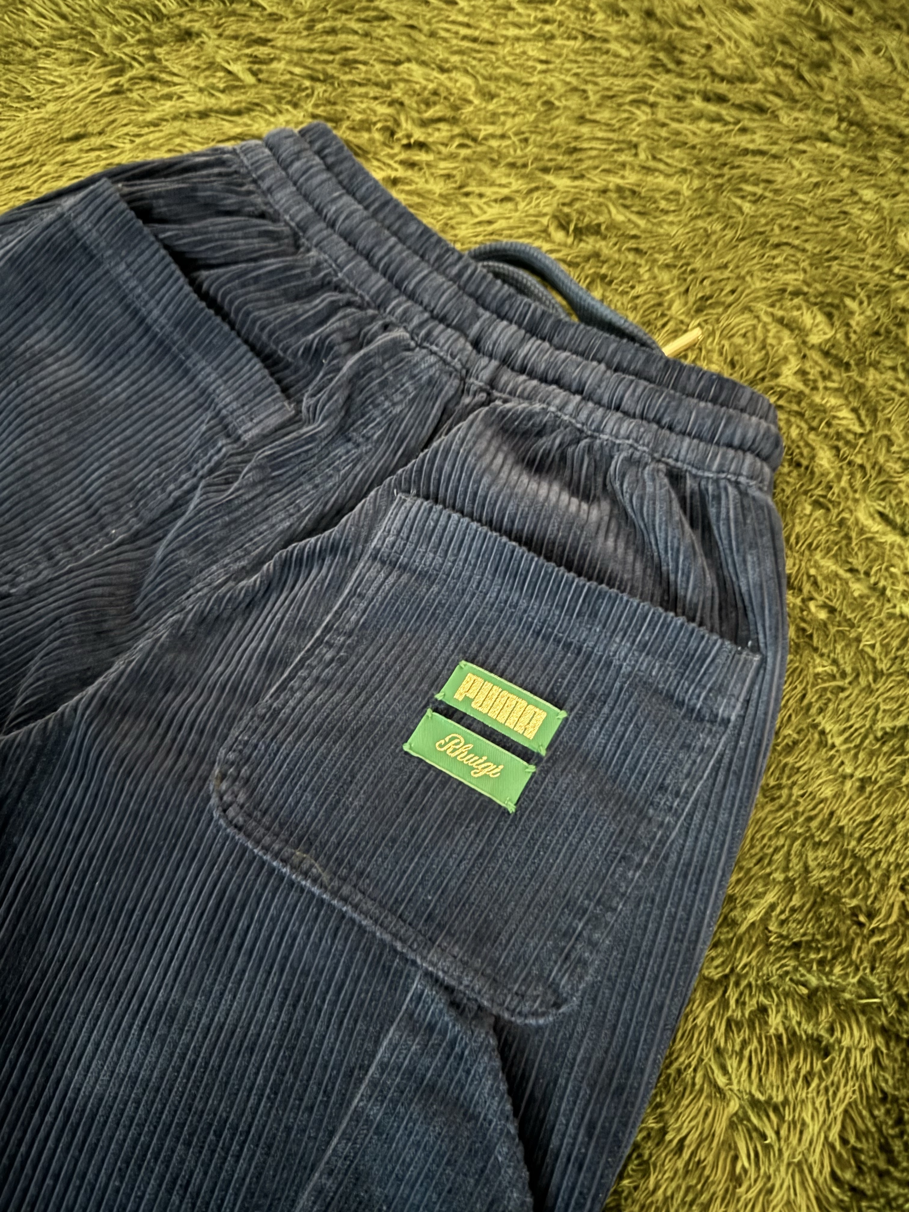 Puma X Rhuigi Corduroy Pants Persian Blue 착용 스타일 - 7