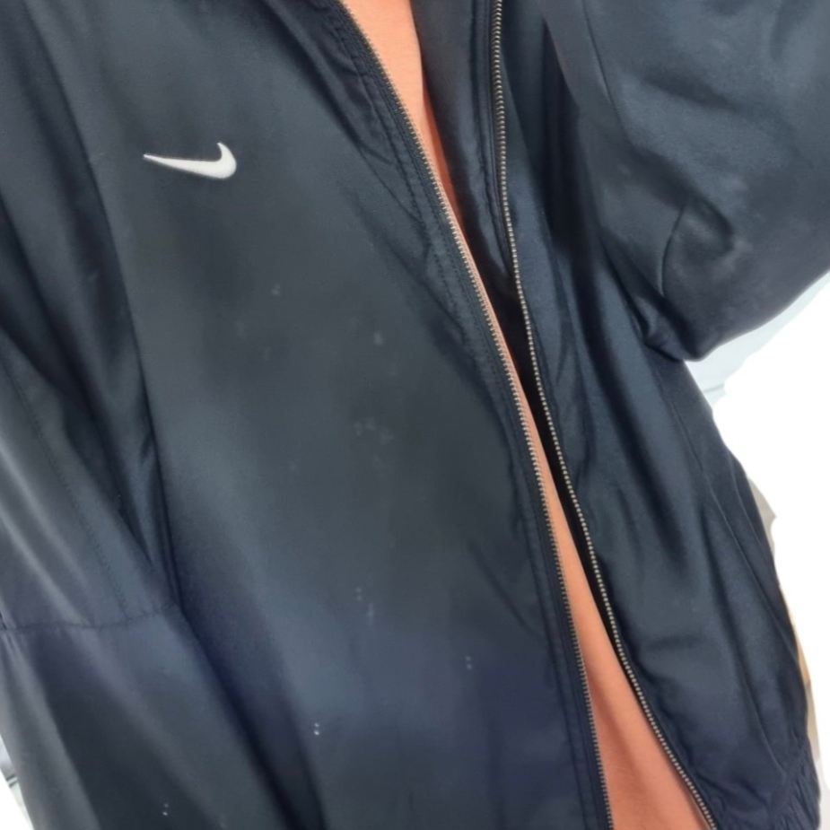 Nike NRG Solo Swoosh Satin Bomber Jacket Black Doll - Asia, Nike NRG Solo Swoosh Woven Track Jacket Black - Asia 착용 스타일