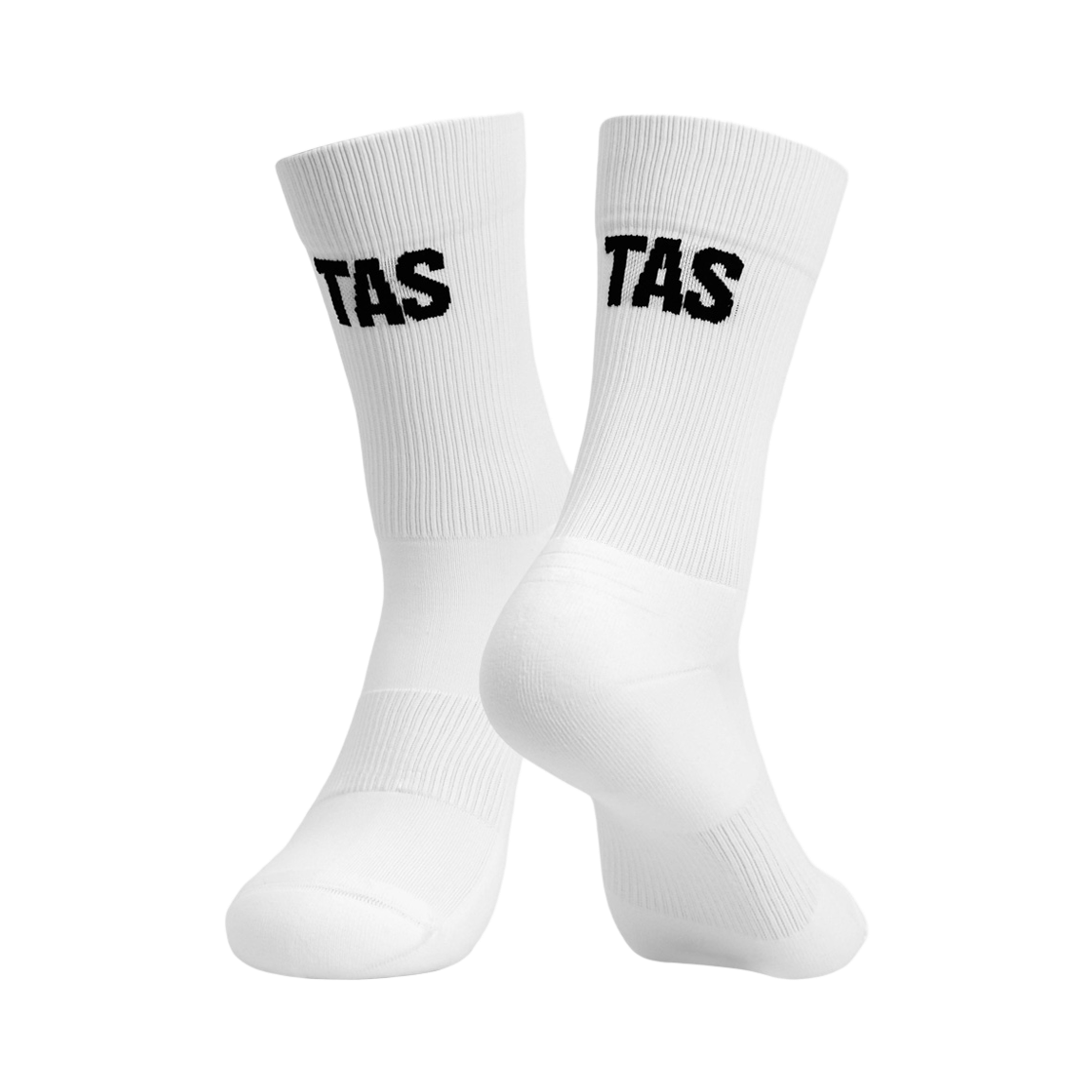 SOCKS 011 TAS Sanctum Logo Nylon Socks White