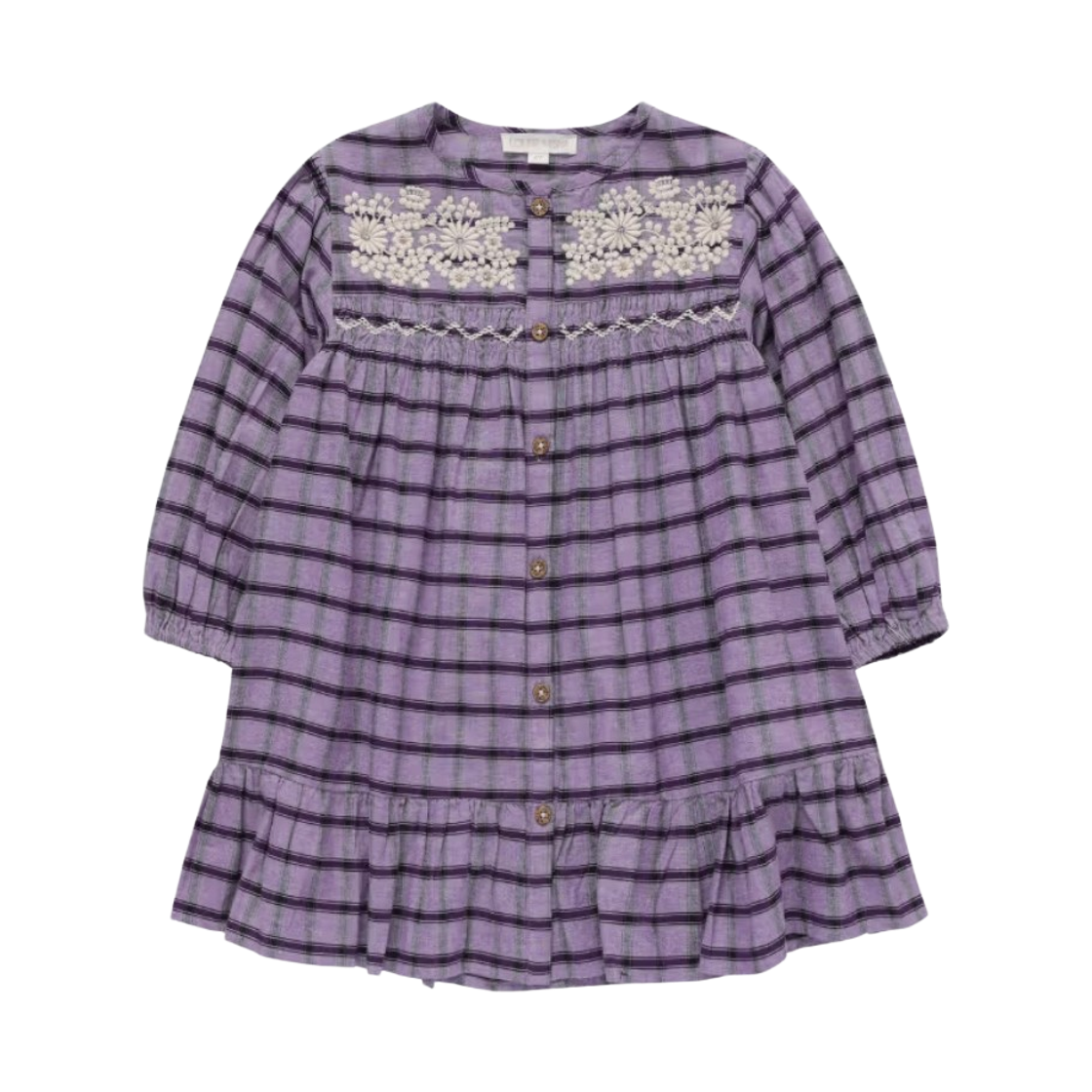 (키즈) 루이스 미샤 마실리아 플로럴 드레스 퍼플((Kids) Louise Misha Massilia Floral Dress Purple)