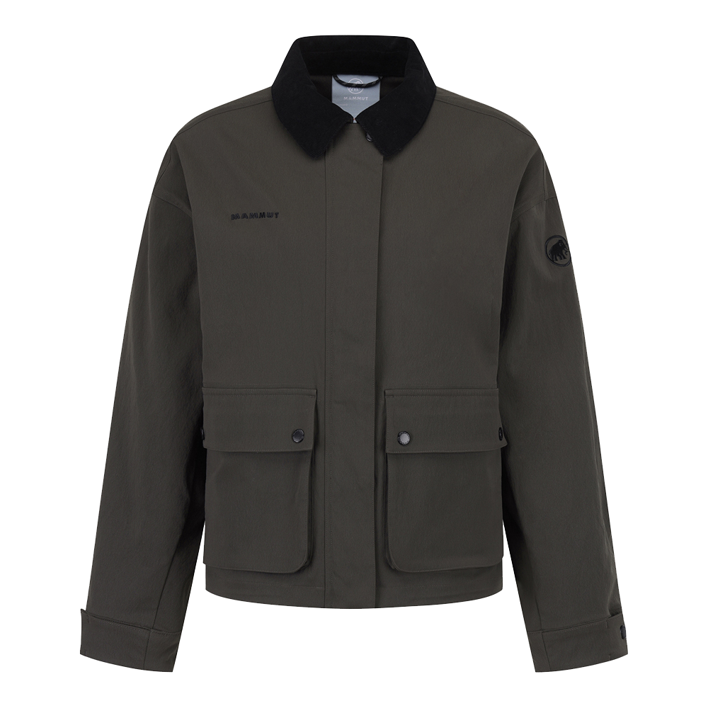 마무트 컨투어 소프트쉘 자켓 여성 브라운