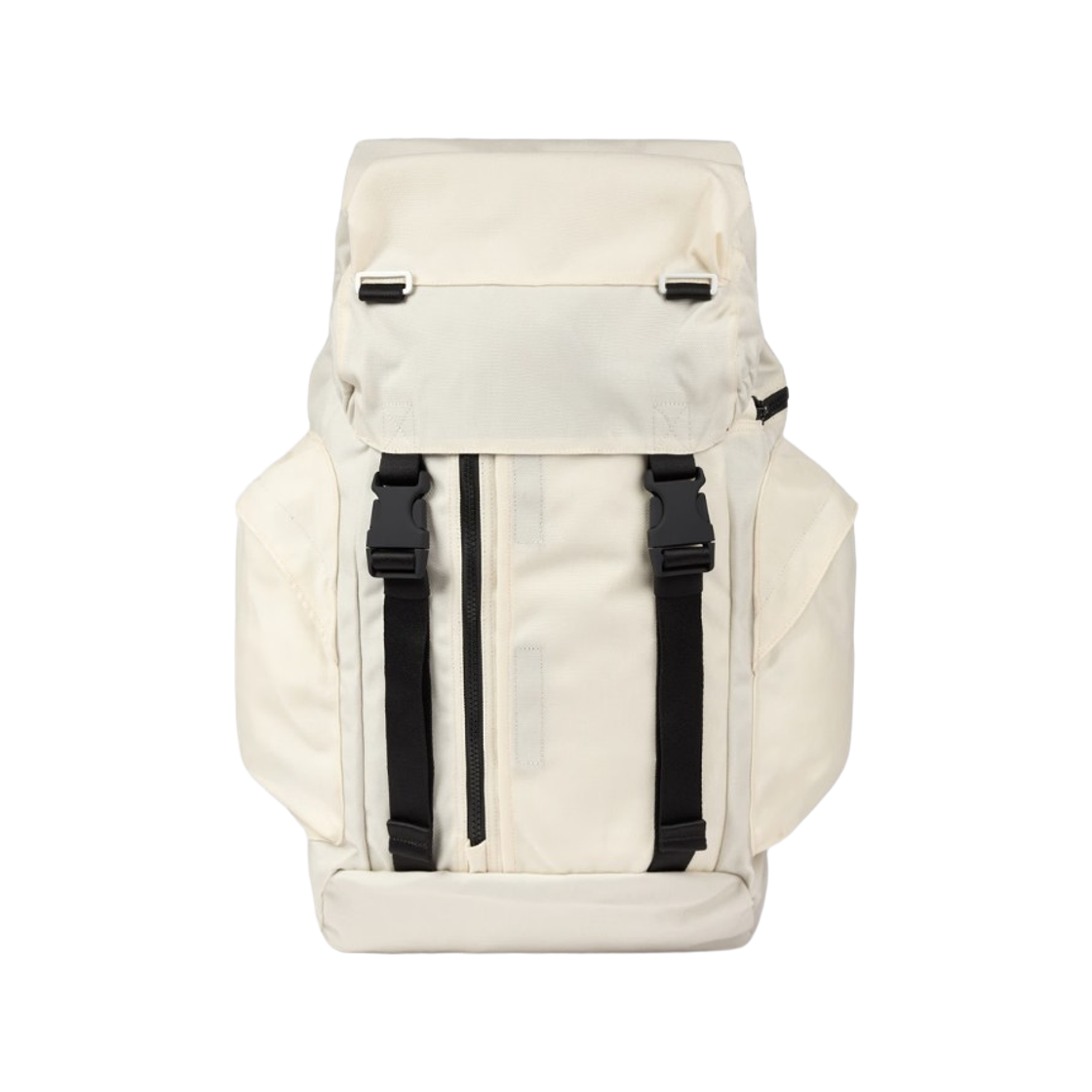 K2S1592000-10S0075-V0093 Stone Island 9200010 Resin Treated Cordura 1500 Backpack with Cinch Top Opening and Laptop Pocket Ivory - 25FW
