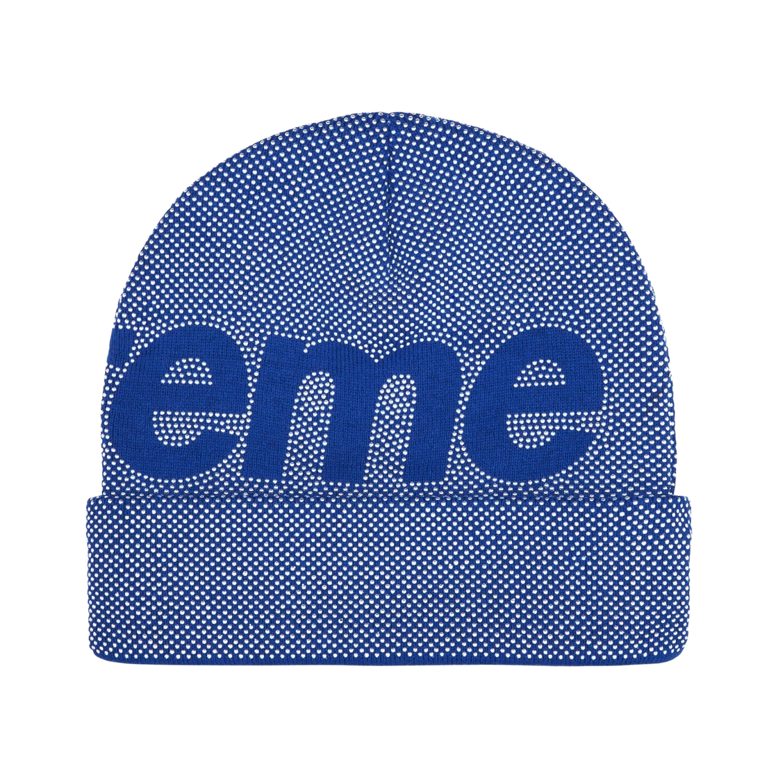 슈프림 스터드 녹아웃 빅 로고 비니 로얄 - 25FW(Supreme Studded Knockout Big Logo Beanie Royal - 25FW) - 2