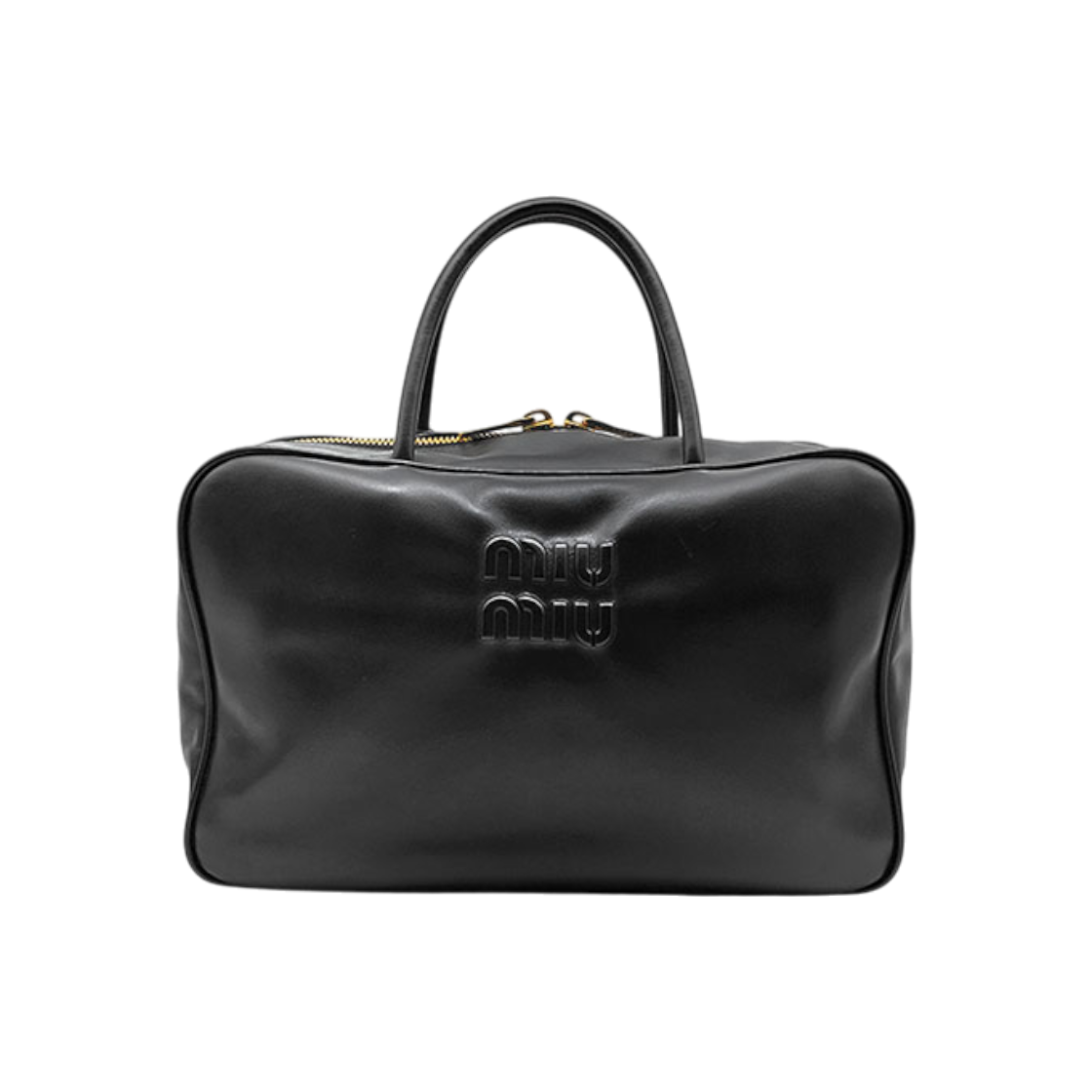 IT8CPP42MM57 Miu Miu Embossed Logo Bowling Bag (5BB117) L190937