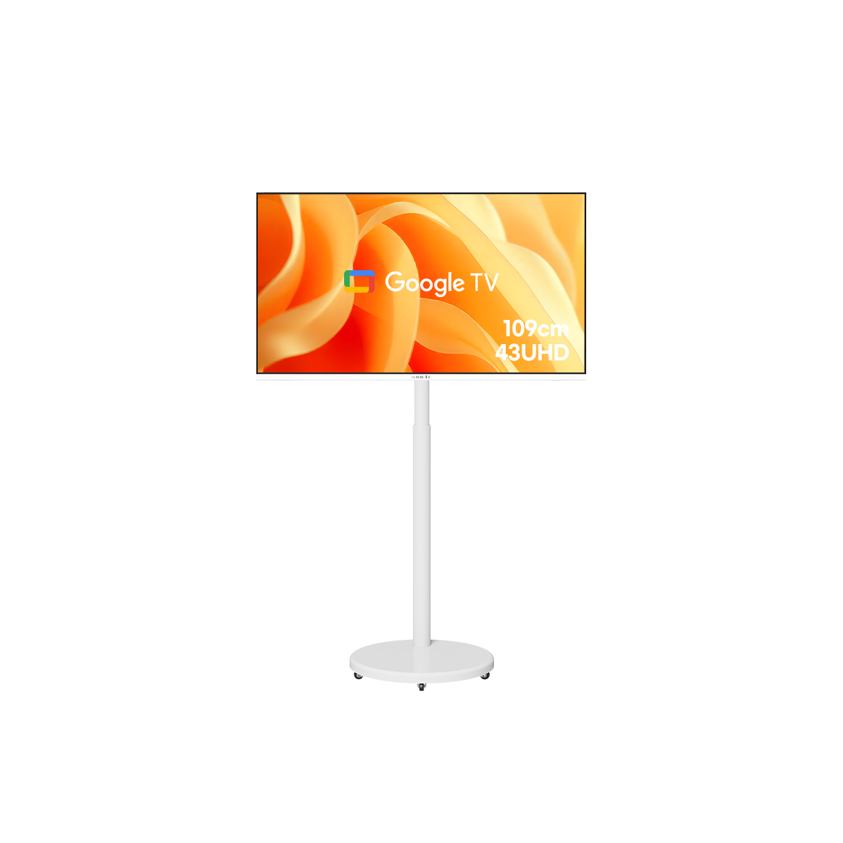 [15% 쿠폰] 와이드뷰 와이드무빙뷰 화이트에디션 삼탠바이미 V3 세트 109cm(43인치) 4K UHD 스마트 이동식 TV([15% 쿠폰] WIDEVU WideMovingVu White Edition V3 Set 109cm (43in)4K UHD Smart Mobile TV)