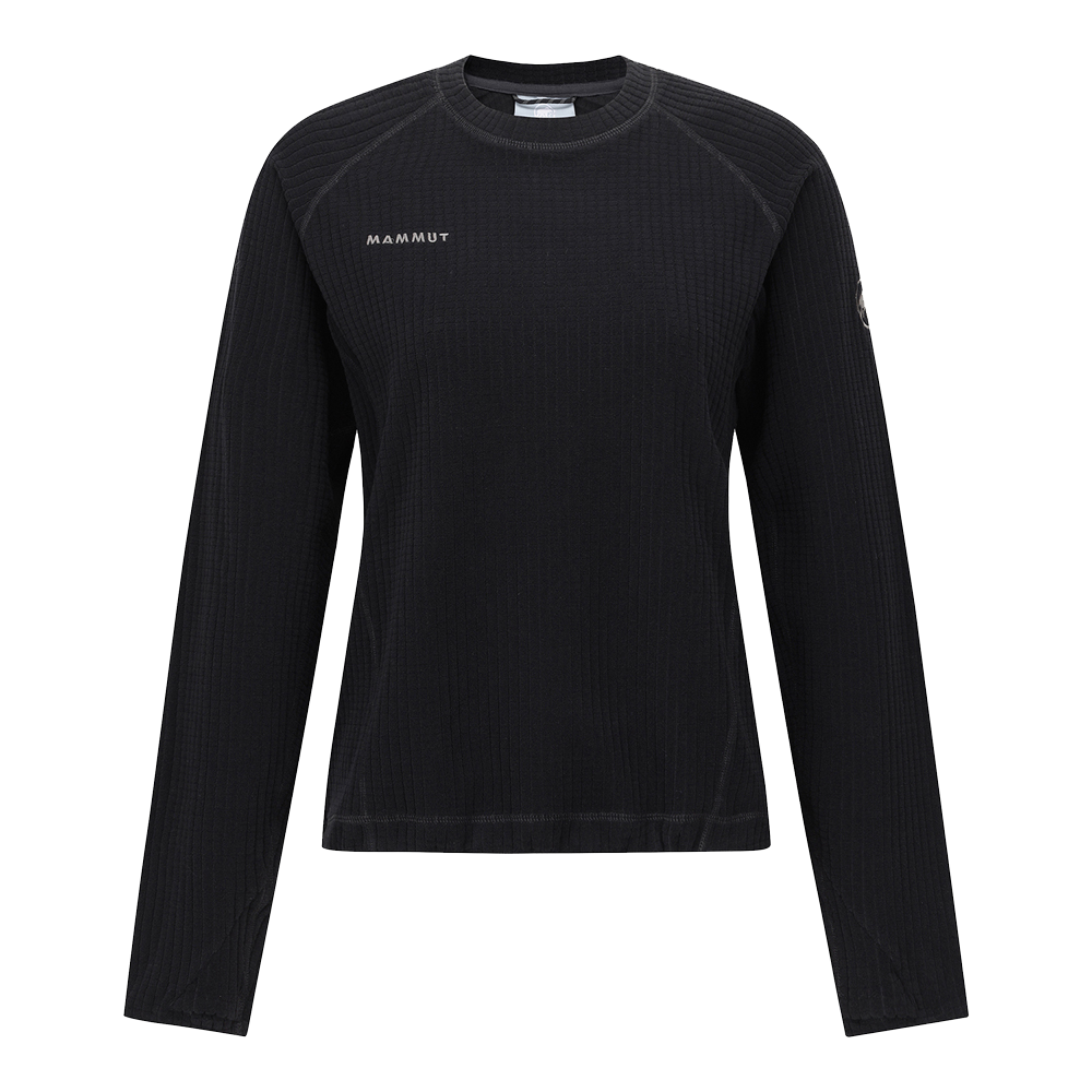 M21E6TR101 MAMMUT Grid ML Crew Neck Women Black