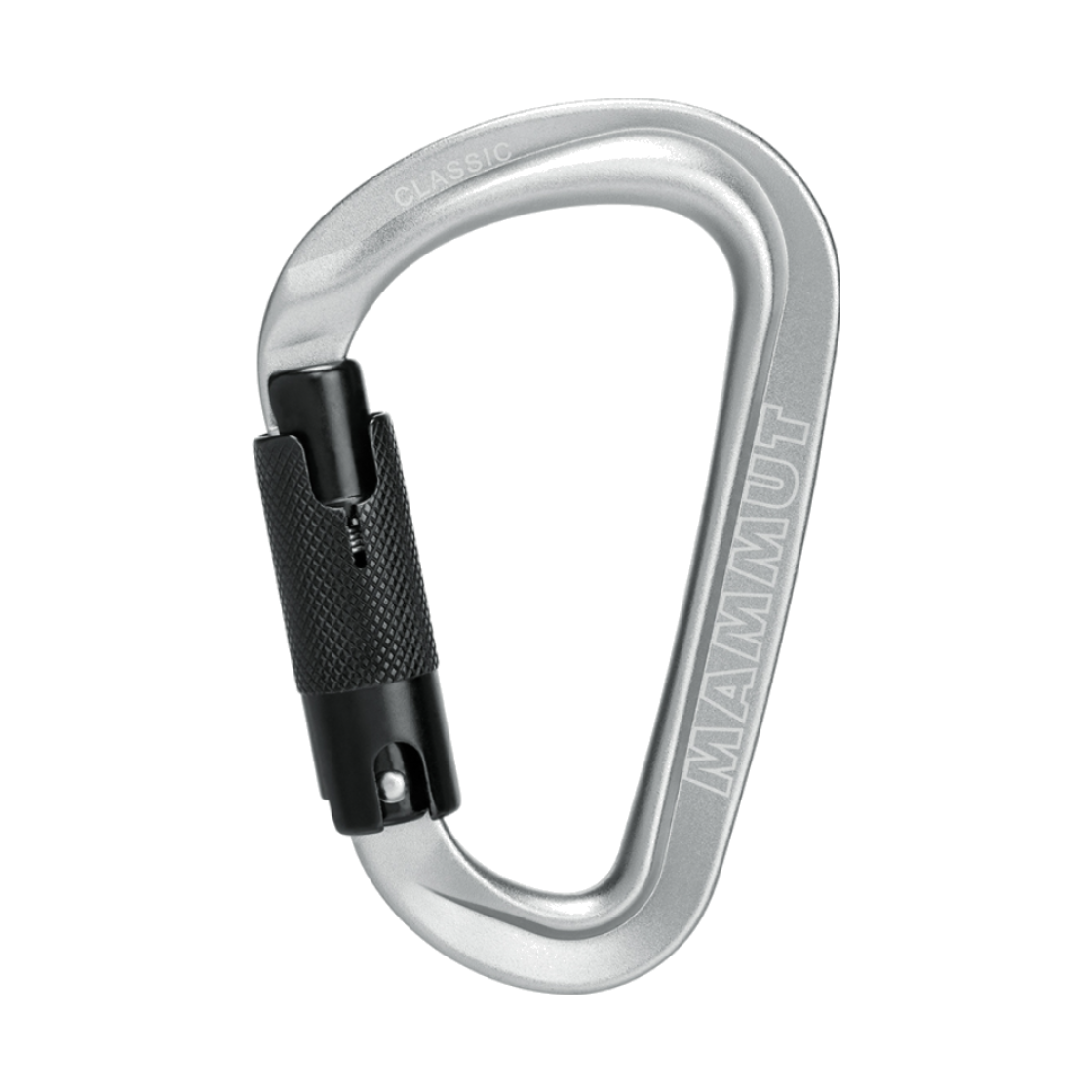 M31E6AC010 MAMMUT Classic HMS Twistlock Plus Carabiner Grey