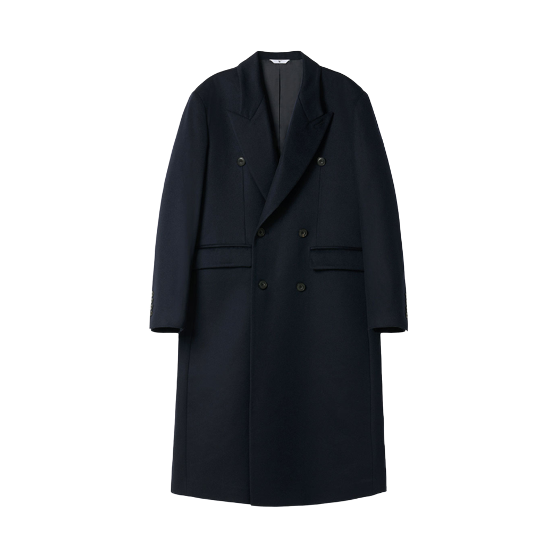 에스티유 더블 코트 인 케시미어 네이비