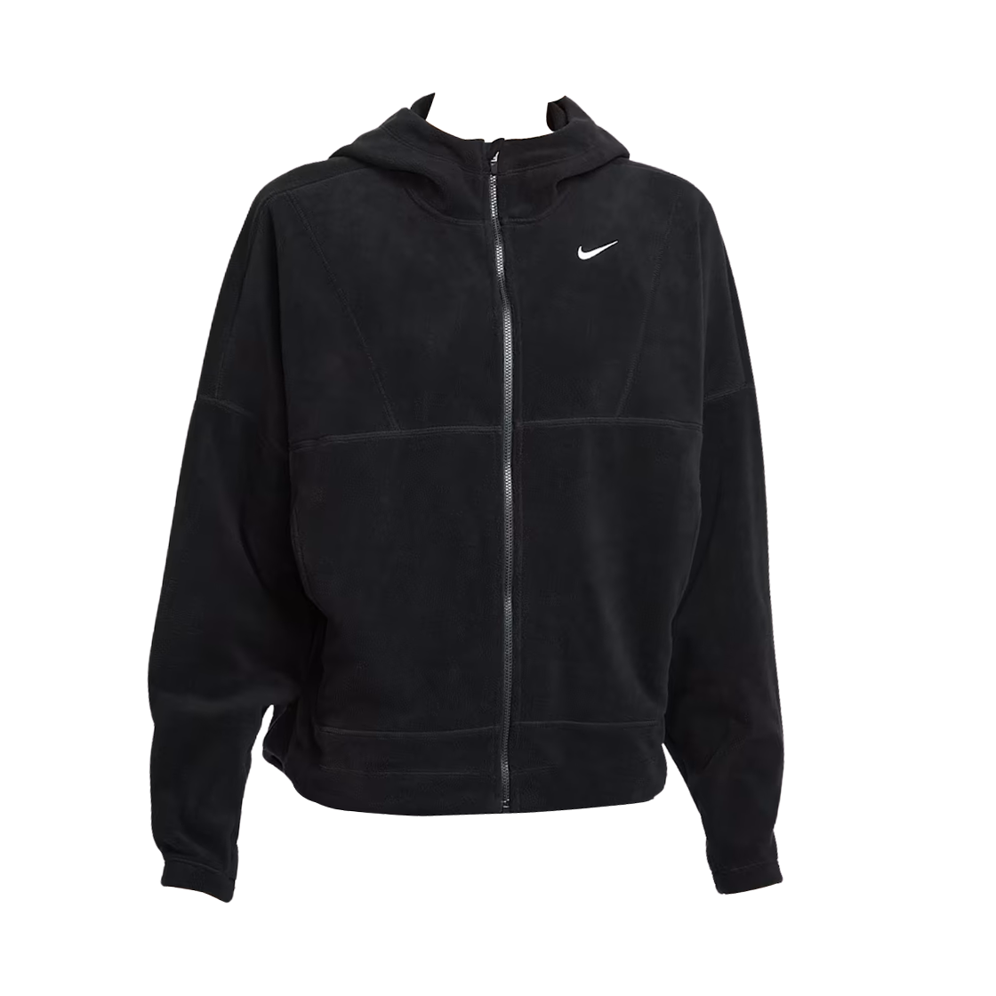 HV3699-010 (W) Nike One Therma-Fit Full-Zip Top Black White - Asia