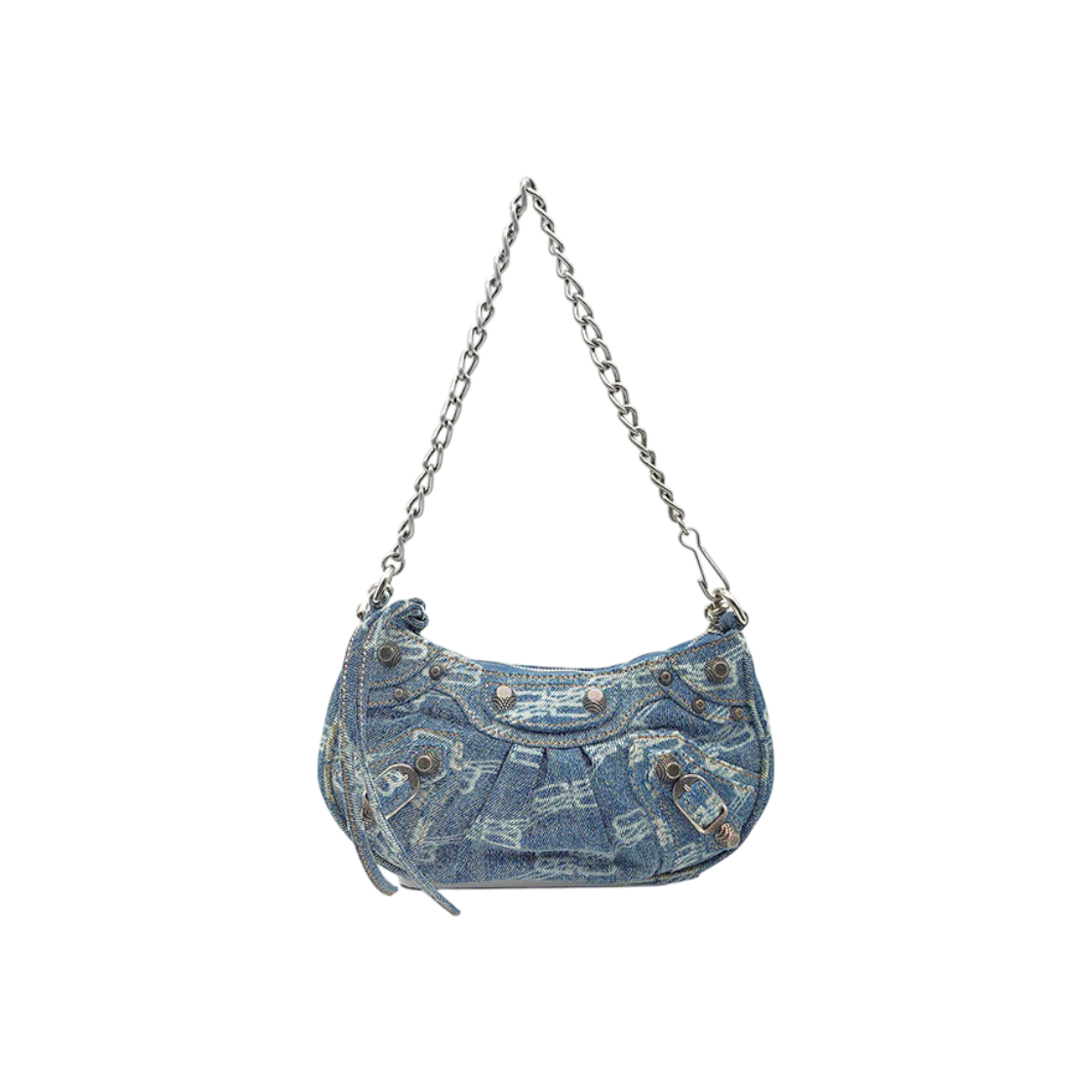 IT4MJACGGTJR Balenciaga Denim Le Cagole Mini Shoulder Bag (695814) L674699