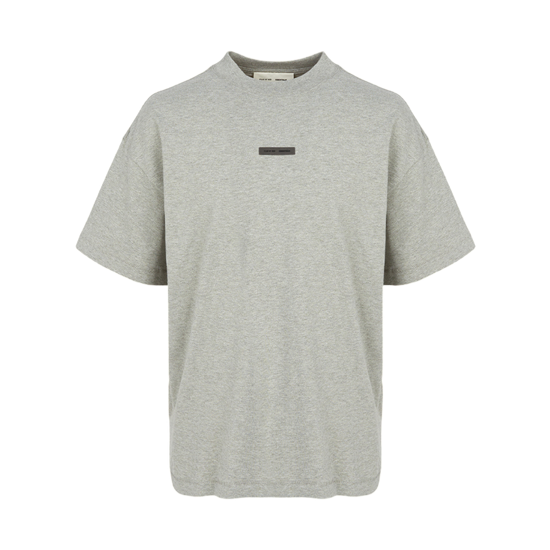 피어오브갓 에센셜 숏슬리브 티셔츠 그레이(Fear of God Essential Short Sleeve T-Shirt Gray)
