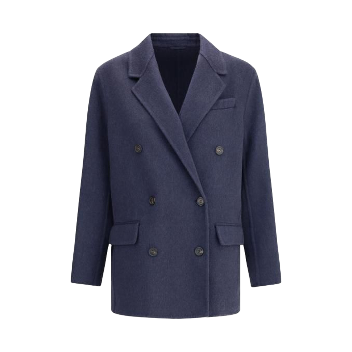 MD5037439P-C7186 (W) Brunello Cucinelli Wool Jacket Navy