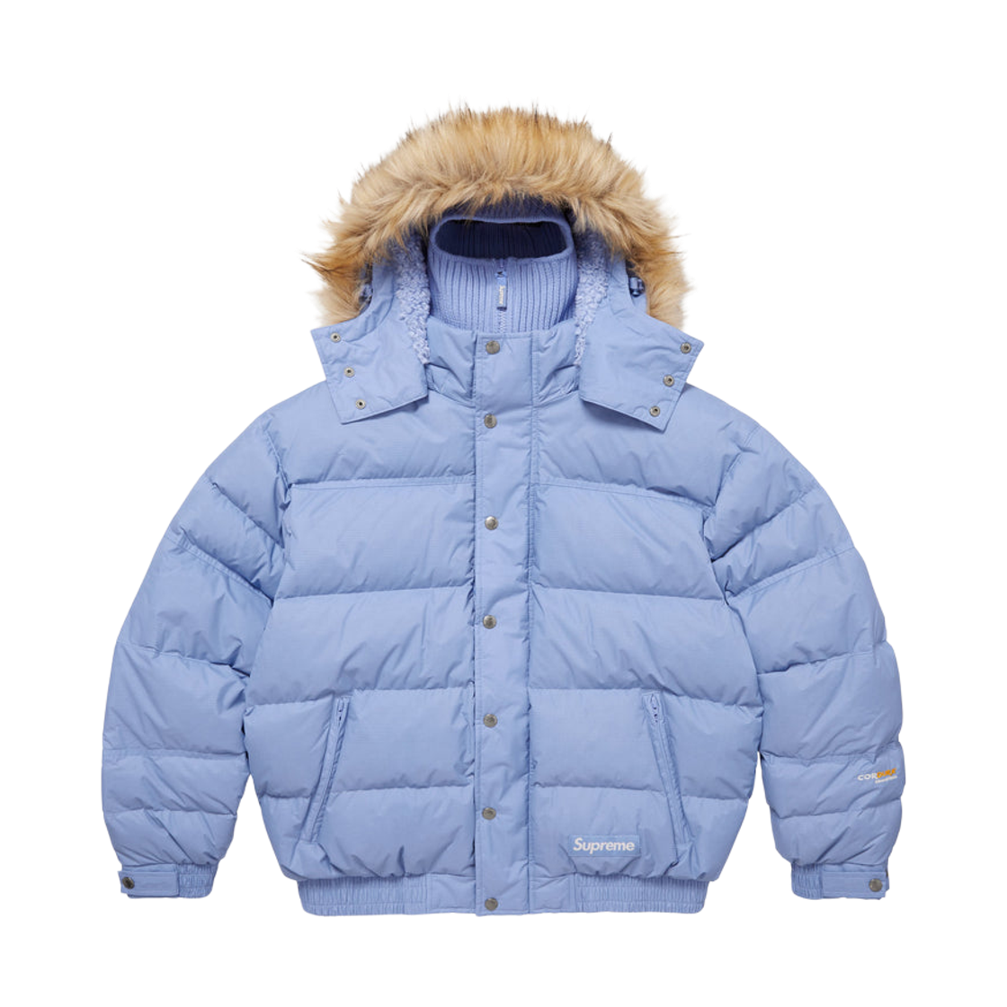 슈프림 페이스마스크 700-필 다운 퍼퍼 자켓 라이트 블루 - 25FW(Supreme Facemask 700-Fill Down Puffer Jacket Light Blue - 25FW)