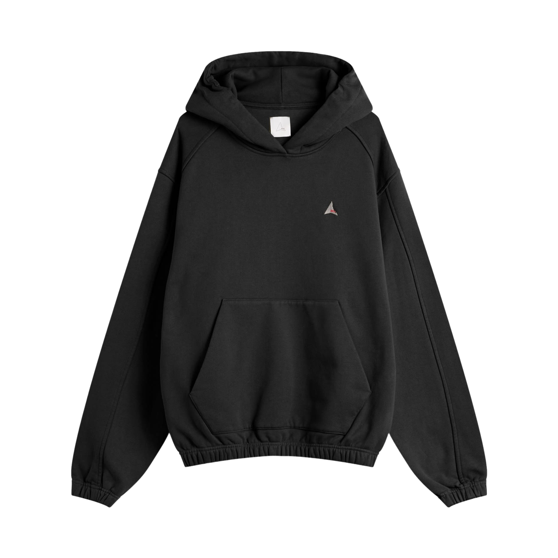 RBMW0634FA403-BLK0020 ROA Logo 490gsm Hoodie Black