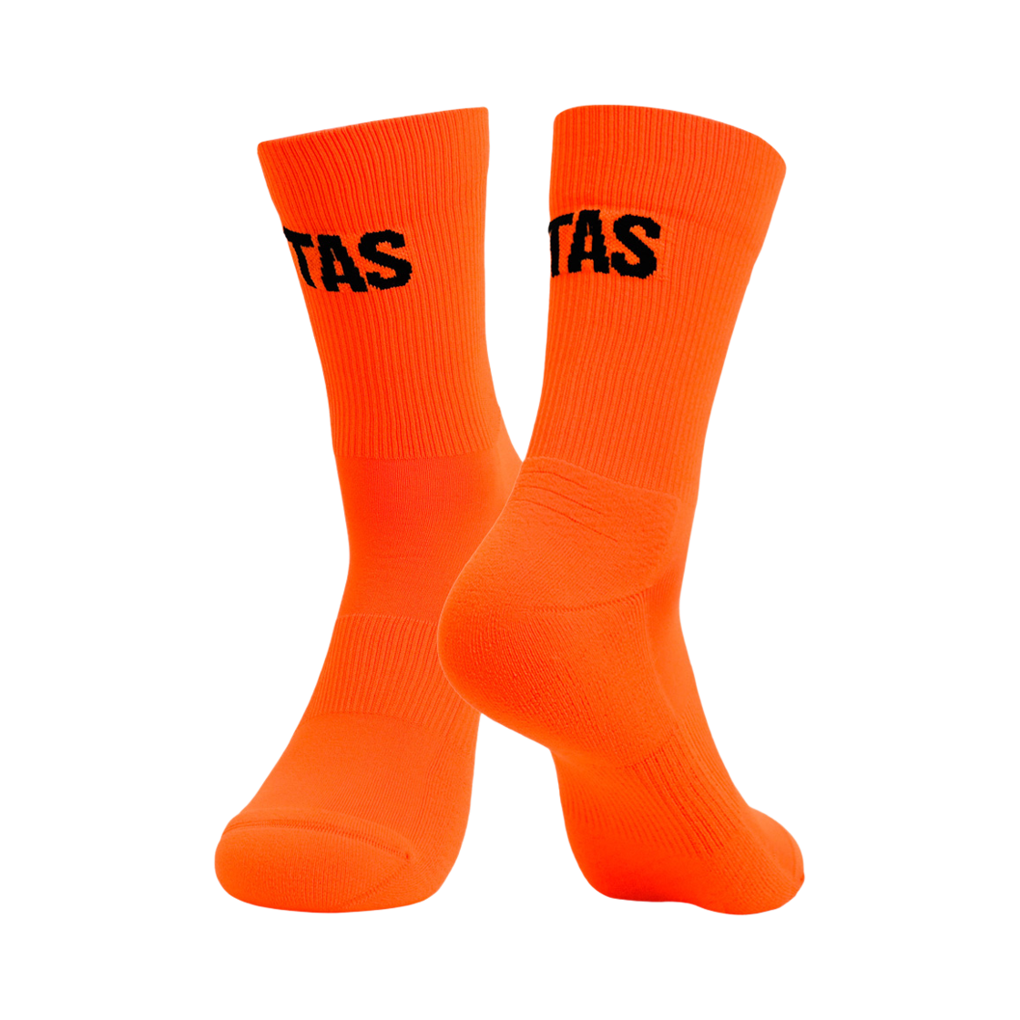 타스 생텀 로고 나일론 러닝 삭스 오렌지(TAS Sanctum Logo Nylon Socks Orange)