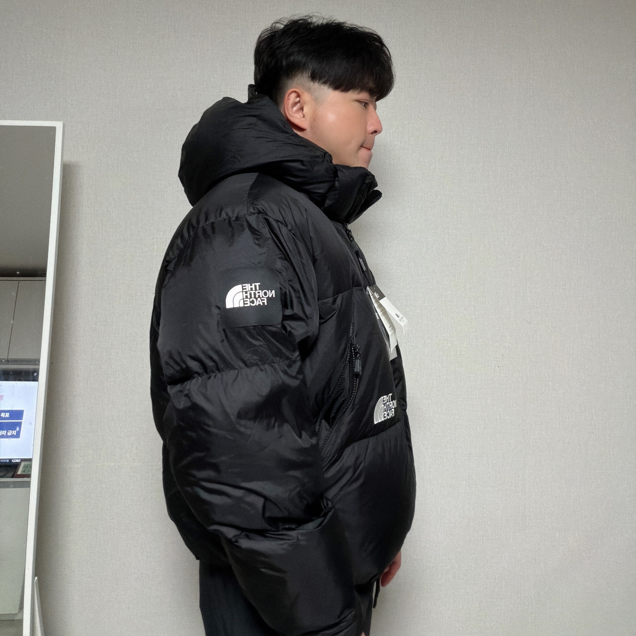 The North Face White Label Project Down Jacket RDS Black - 25FW 착용 스타일 - 1