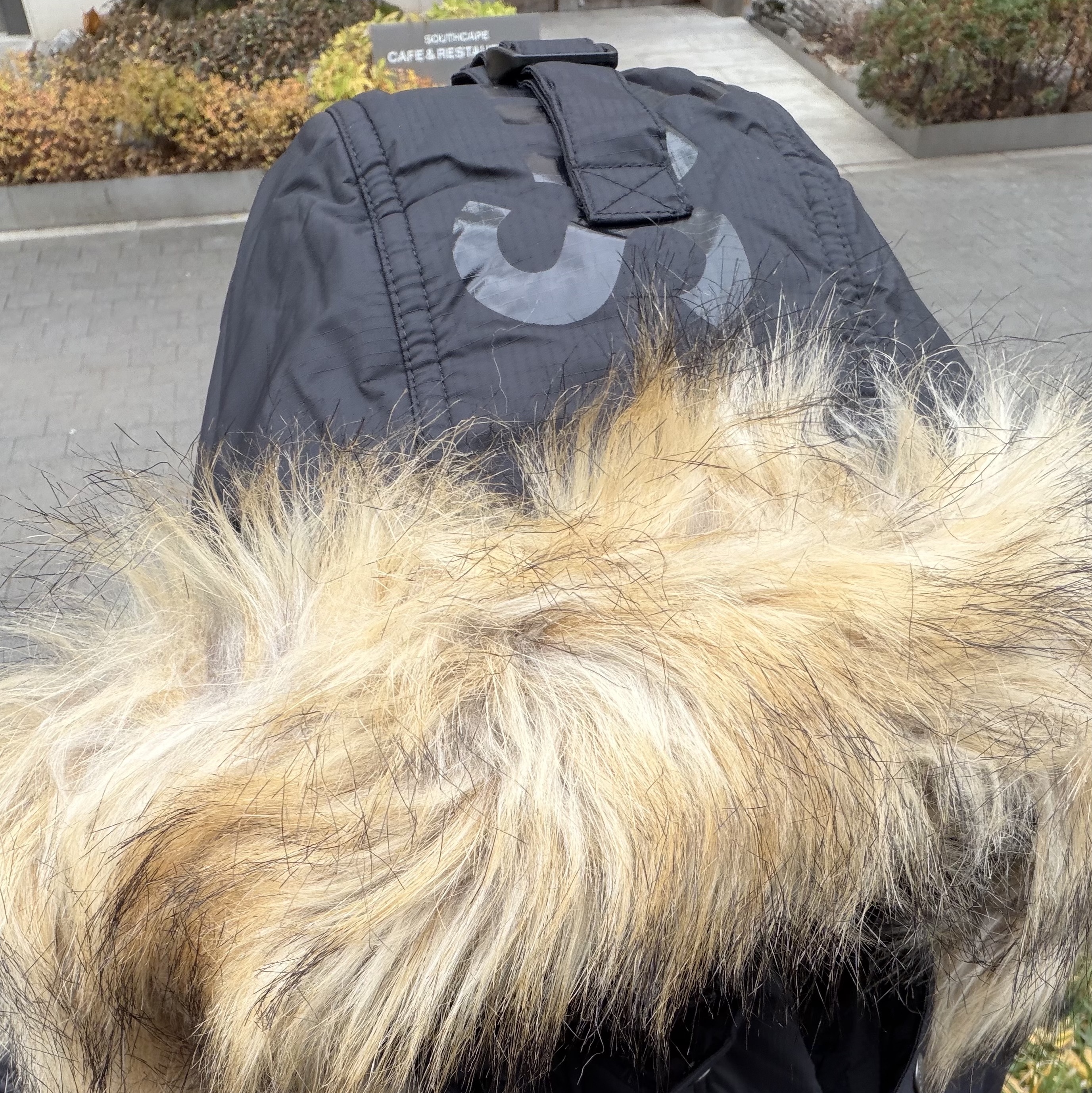 Supreme Facemask 700-Fill Down Puffer Jacket Black - 25FW 착용 스타일 - 3