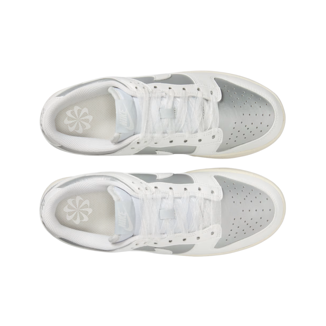 (W) 나이키 덩크 로우 넥스트 네이쳐 메탈릭 플래티넘 페일 아이보리((W) Nike Dunk Low Next Nature Metallic Platinum Pale Ivory) - 2