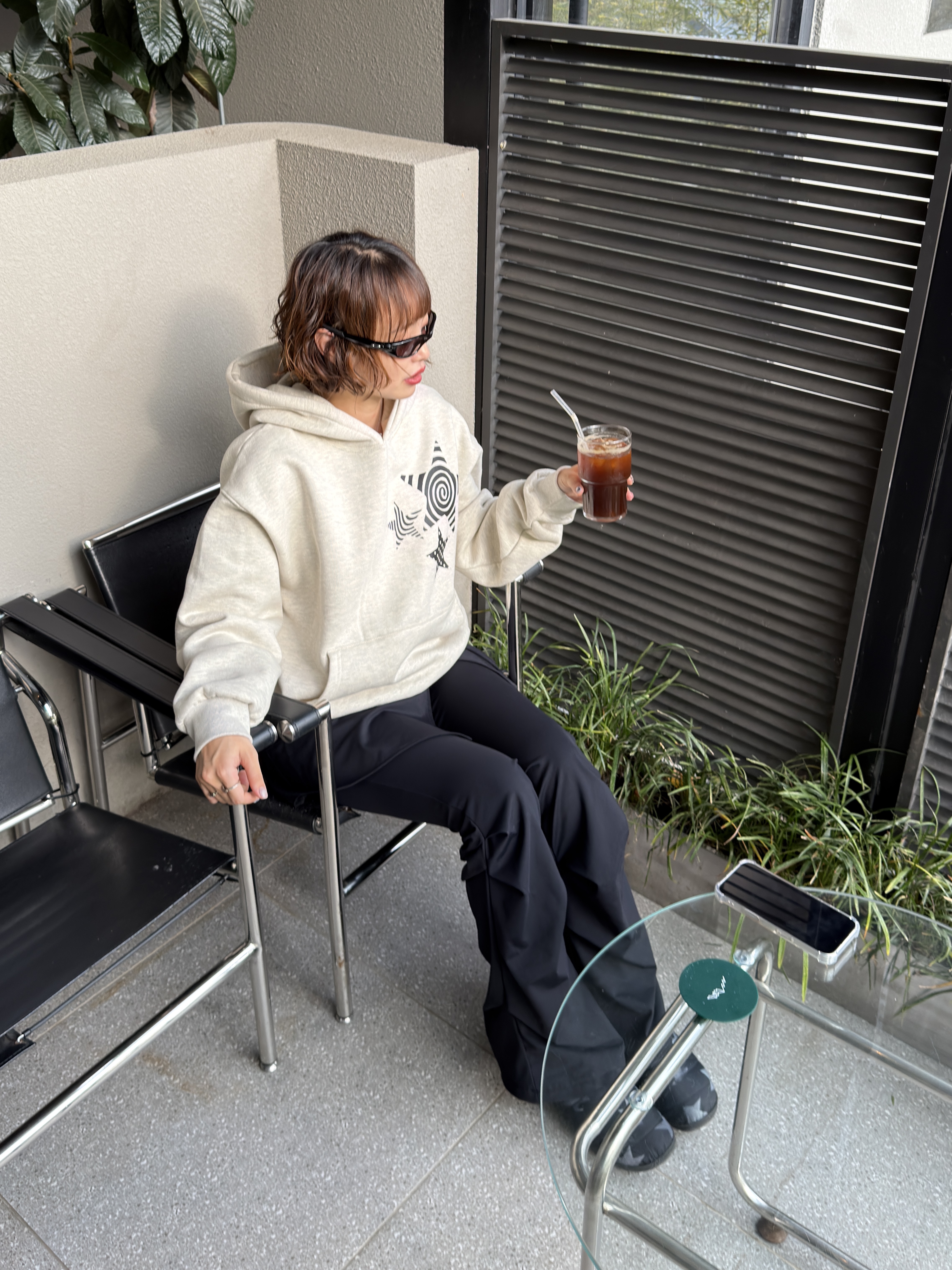 Subu Down Sandal Exclusive Star 착용 스타일 - 2