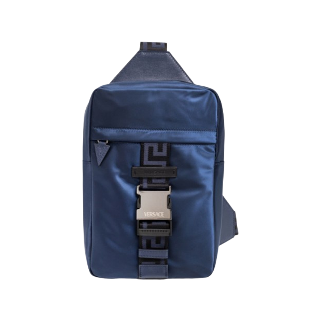 1000740-DNYGR3-2UC5E Versace Greca Backpack Navy Black