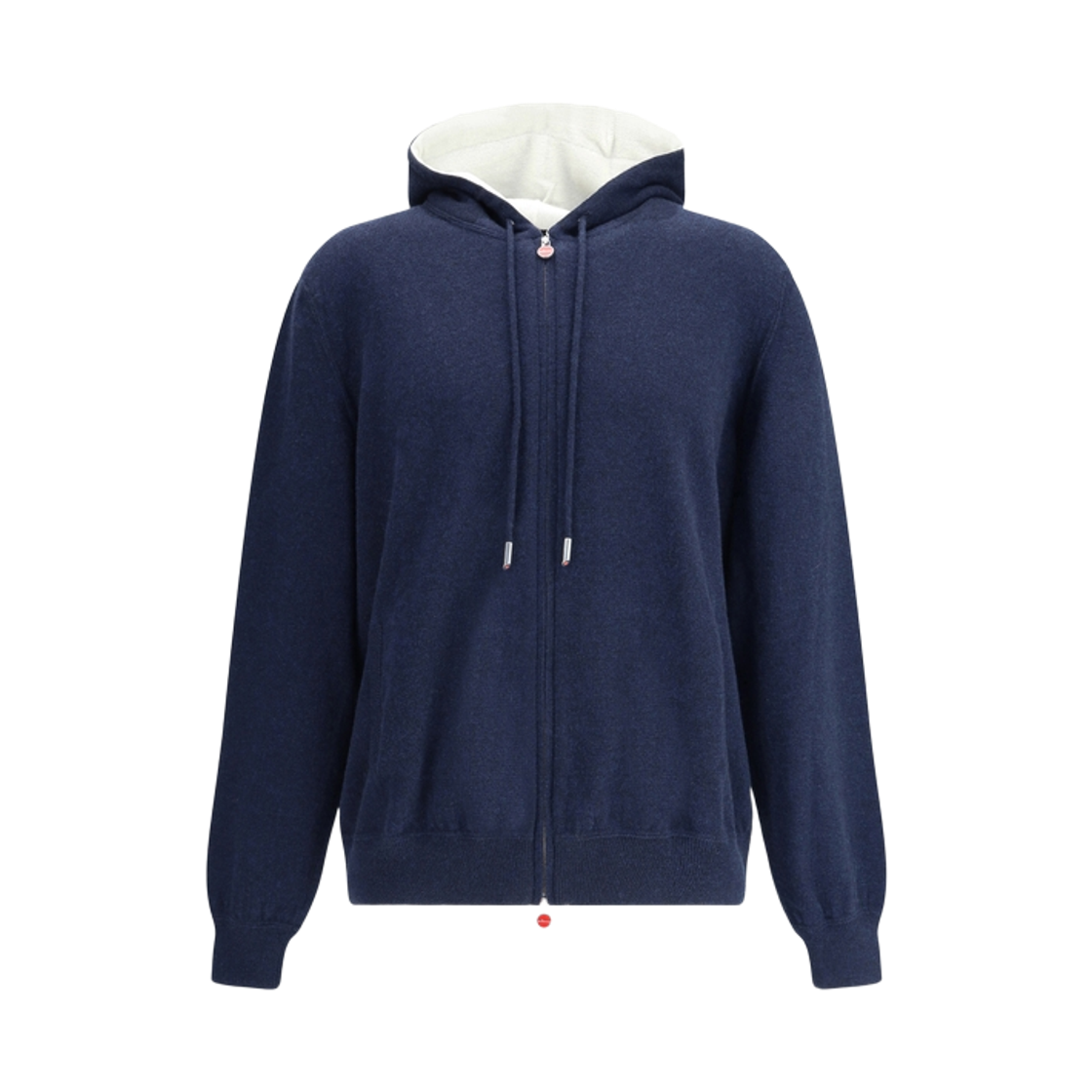 키톤 집업 후드 드로스트링 가디건 네이비(Kiton Zip-Up Hooded Drawstring Cardigan Navy)