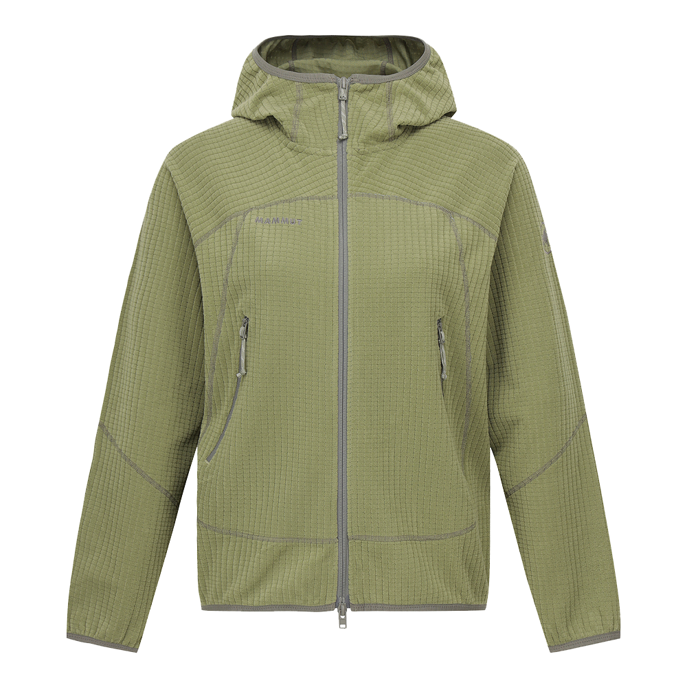 M21E6FT102 MAMMUT Grid ML Hooded Jacket Women Khaki