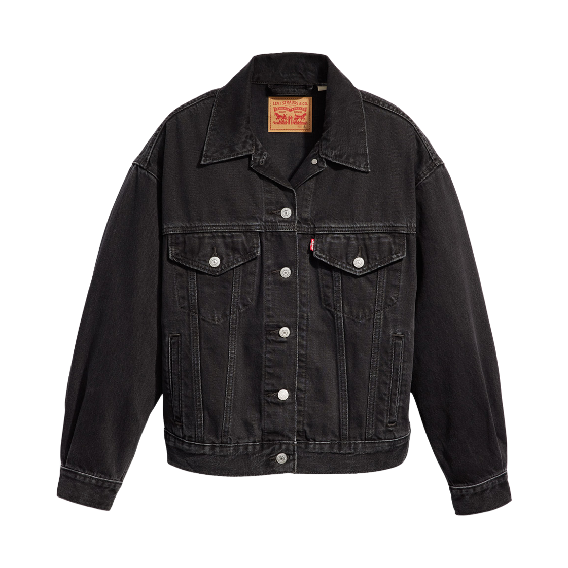 A1743-0044 Levi's Women 90 Trucker Jacket Black