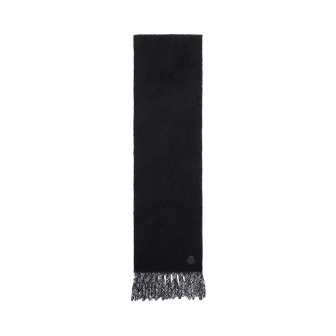 K2-093-3C00024-0U560-P90 Moncler Wool & Alpaca Blend Scarf Black - 25FW
