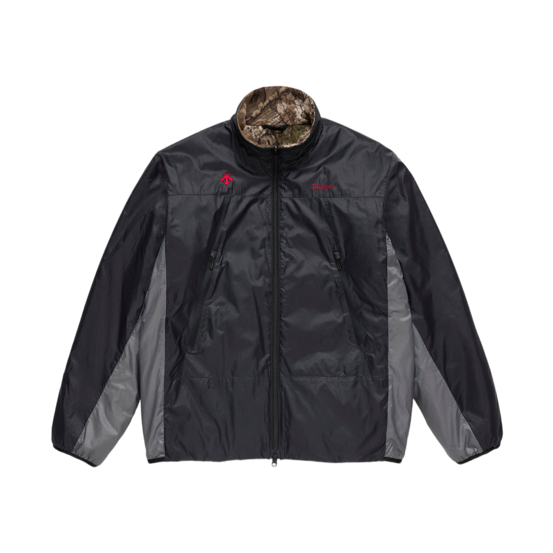 - Descente Allterrain x JJJJound Reversible Jacket Black Charcoal