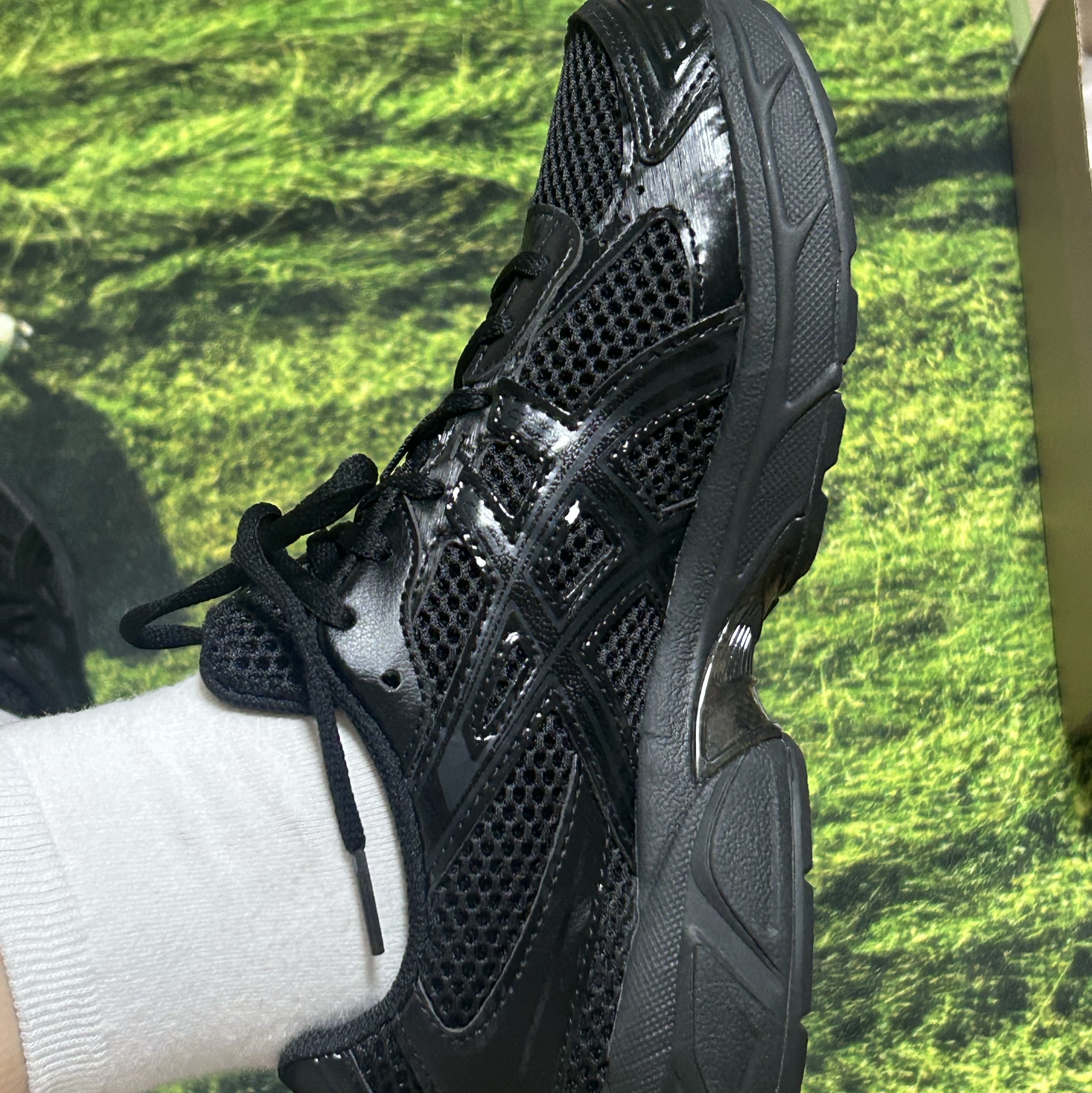 Asics Gel-1130 Black Graphite Grey 착용 스타일